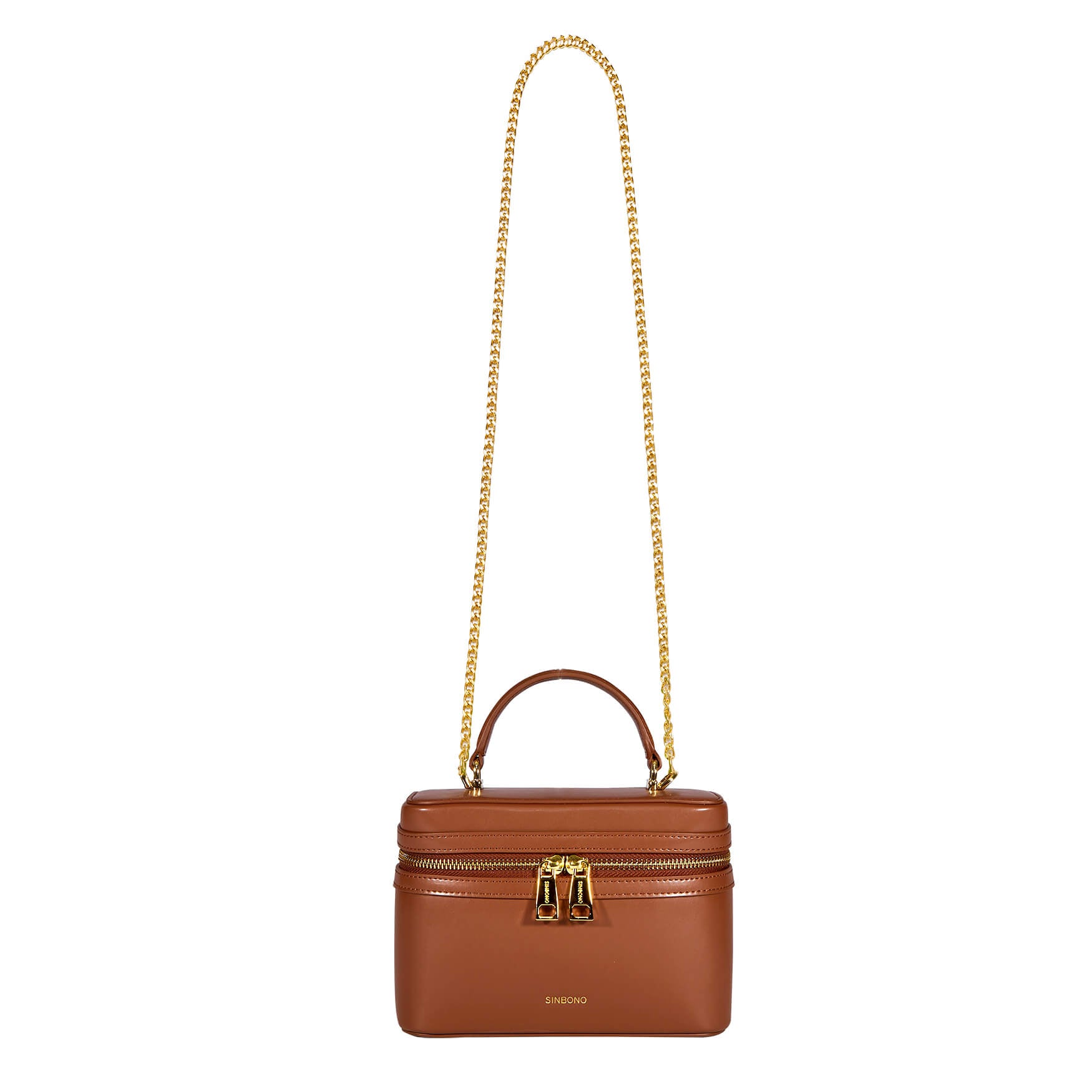 SINBONO Ana Boxy Bag Dark Brown