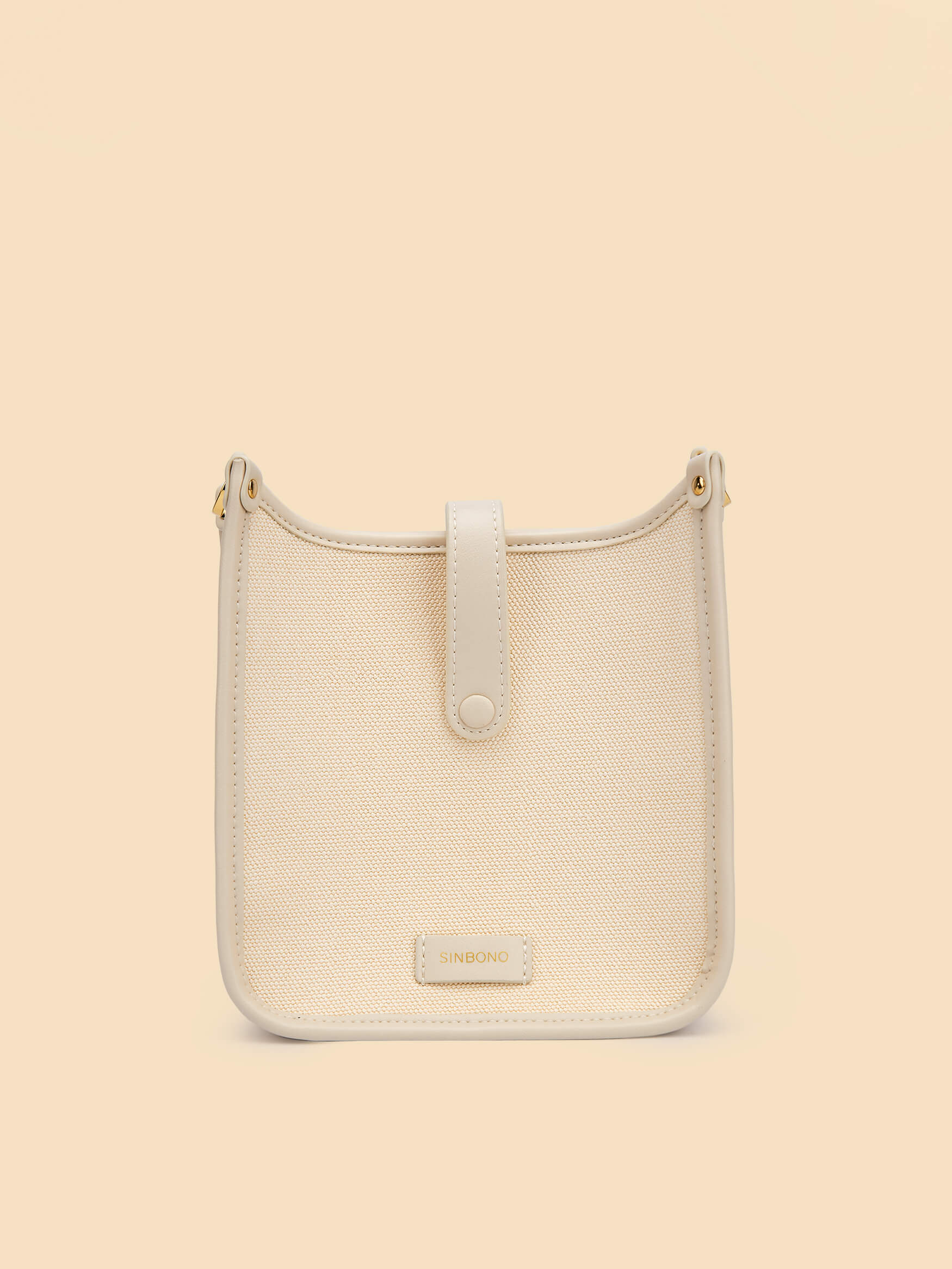 SINBONO Ivory Crossbody Bag- High-quality Soft Vegan Leather Bag