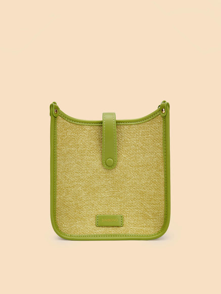 SINBONO Lime Green Crossbody Bag- High-quality Soft Vegan Leather Bag