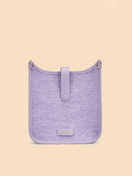 SINBONO Purple Crossbody Bag- High-quality Soft Vegan Leather Bag