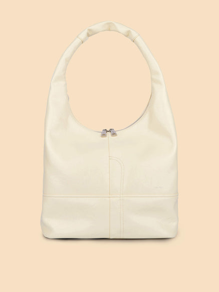 SINBONO Berry Hobo Shoulder Bag  Ivory