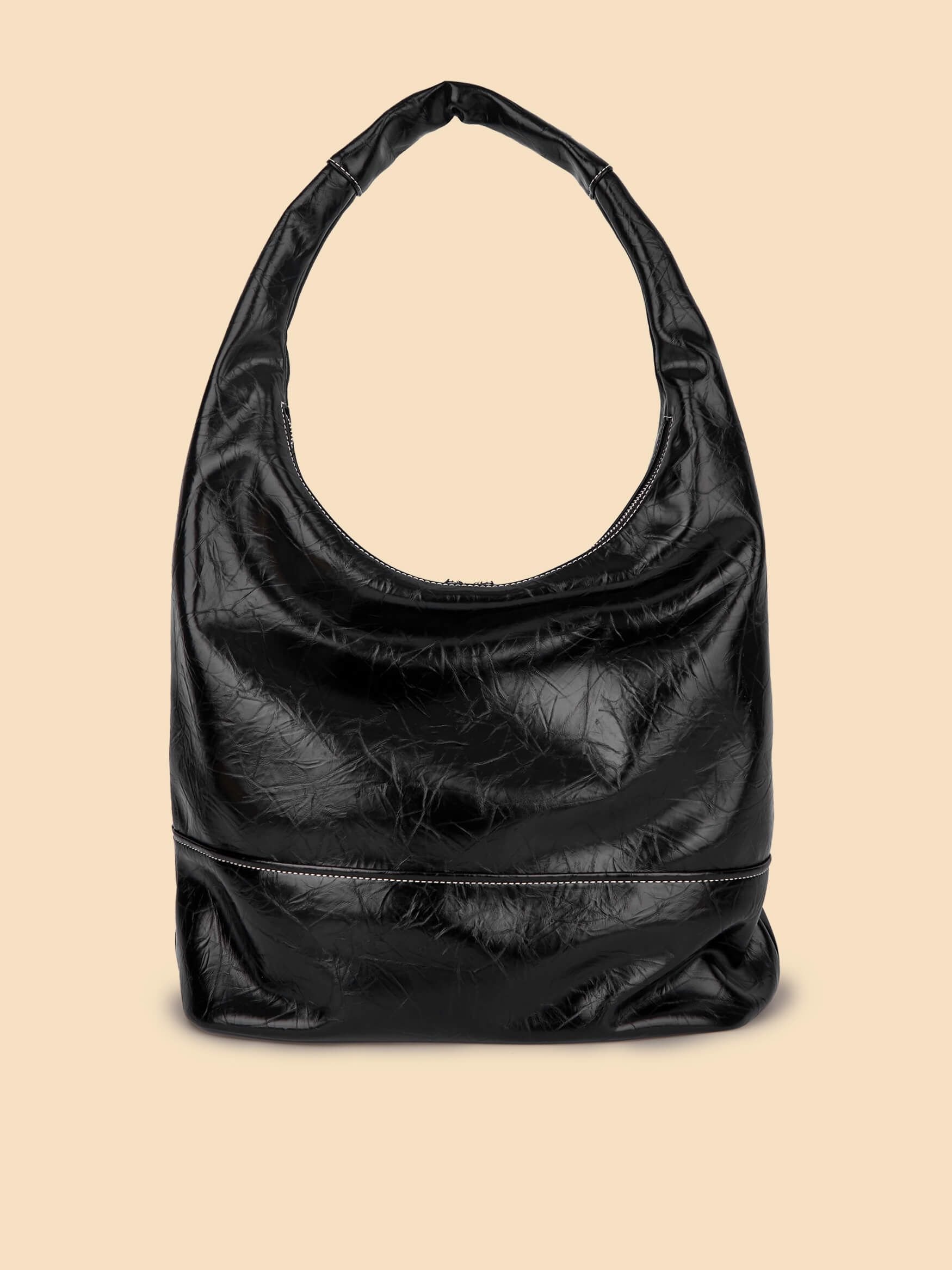 SINBONO Berry Hobo Shoulder Bag  Black