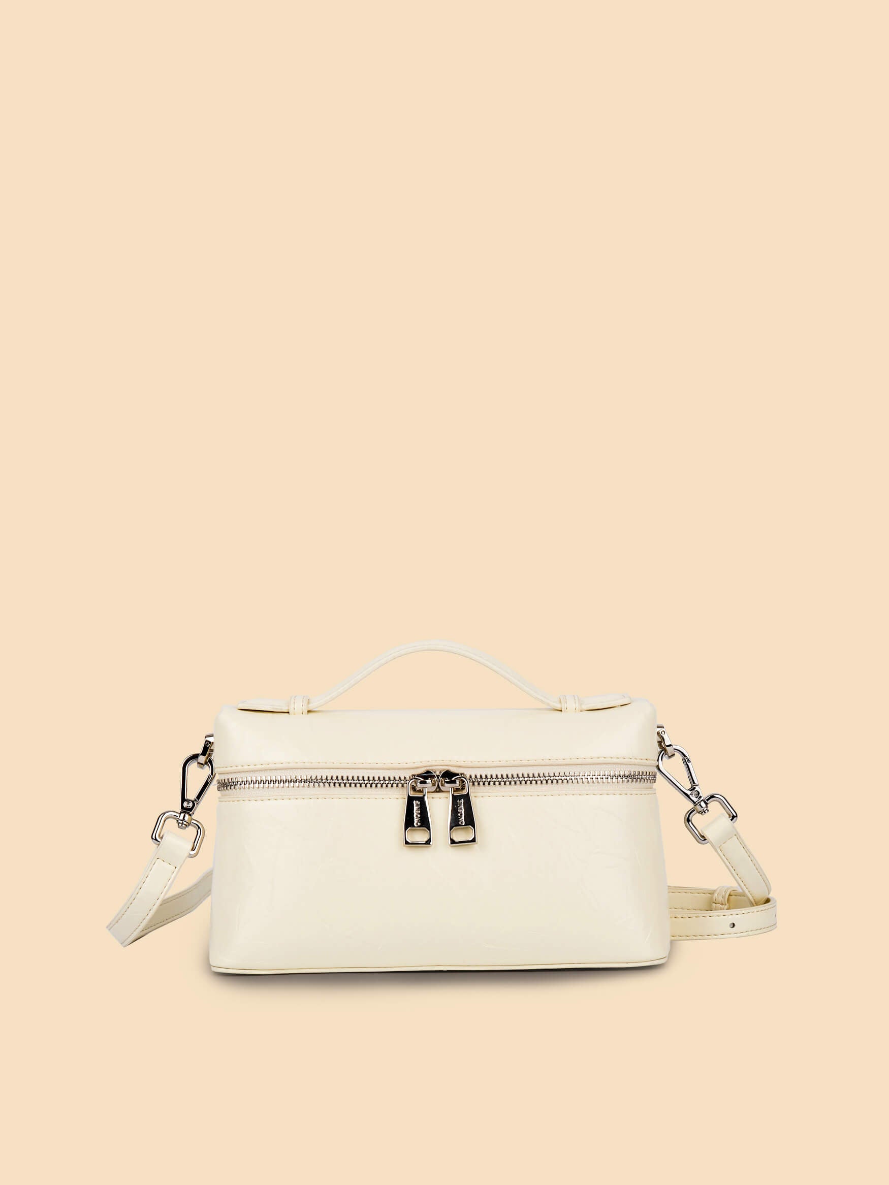 SINBONO Cardi Top Handle Crossbody Bag Ivory