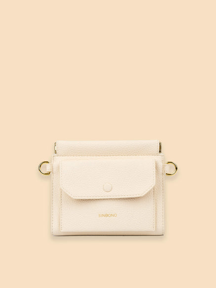 SINBONO Ivory Crossbody Bag- High-quality Soft Vegan Leather Bag