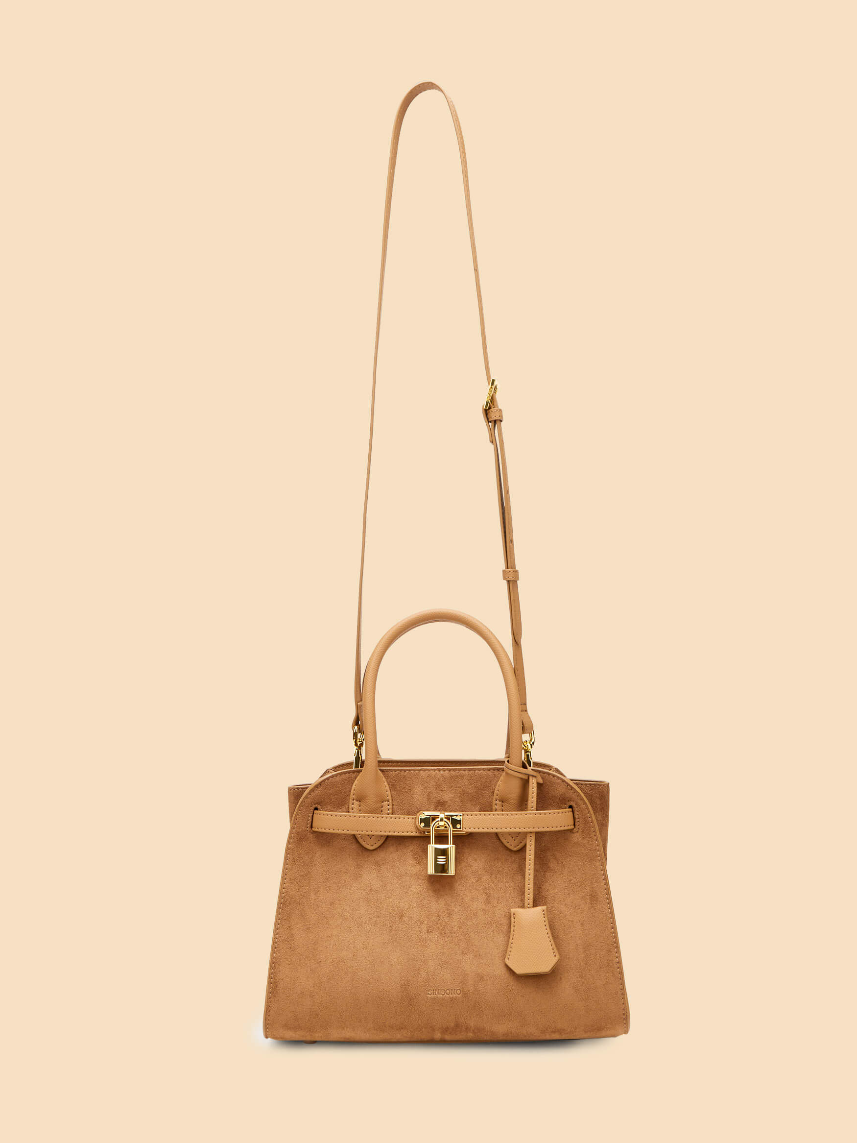 SINBONO Ramona Top Handle Crossbody Bag Brown 