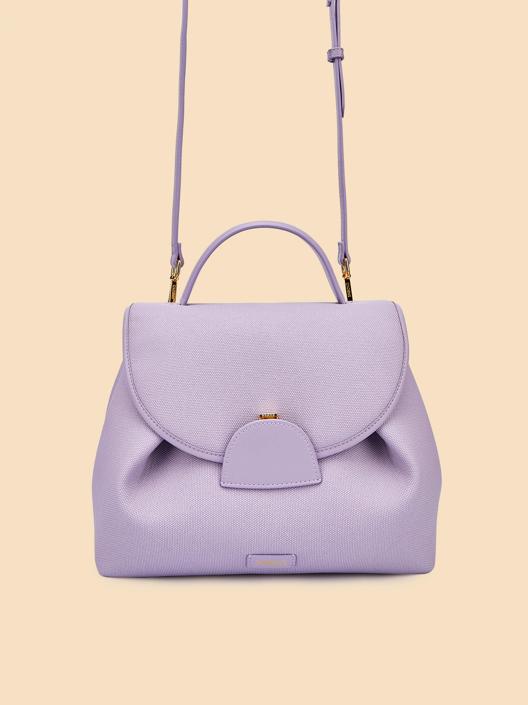 SINBONO Purple Crossbody Bag- High-quality Soft Vegan Leather Bag