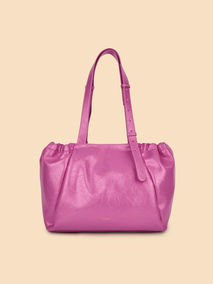 SINBONO Halle Hobo Tote Bag  Bright Pink