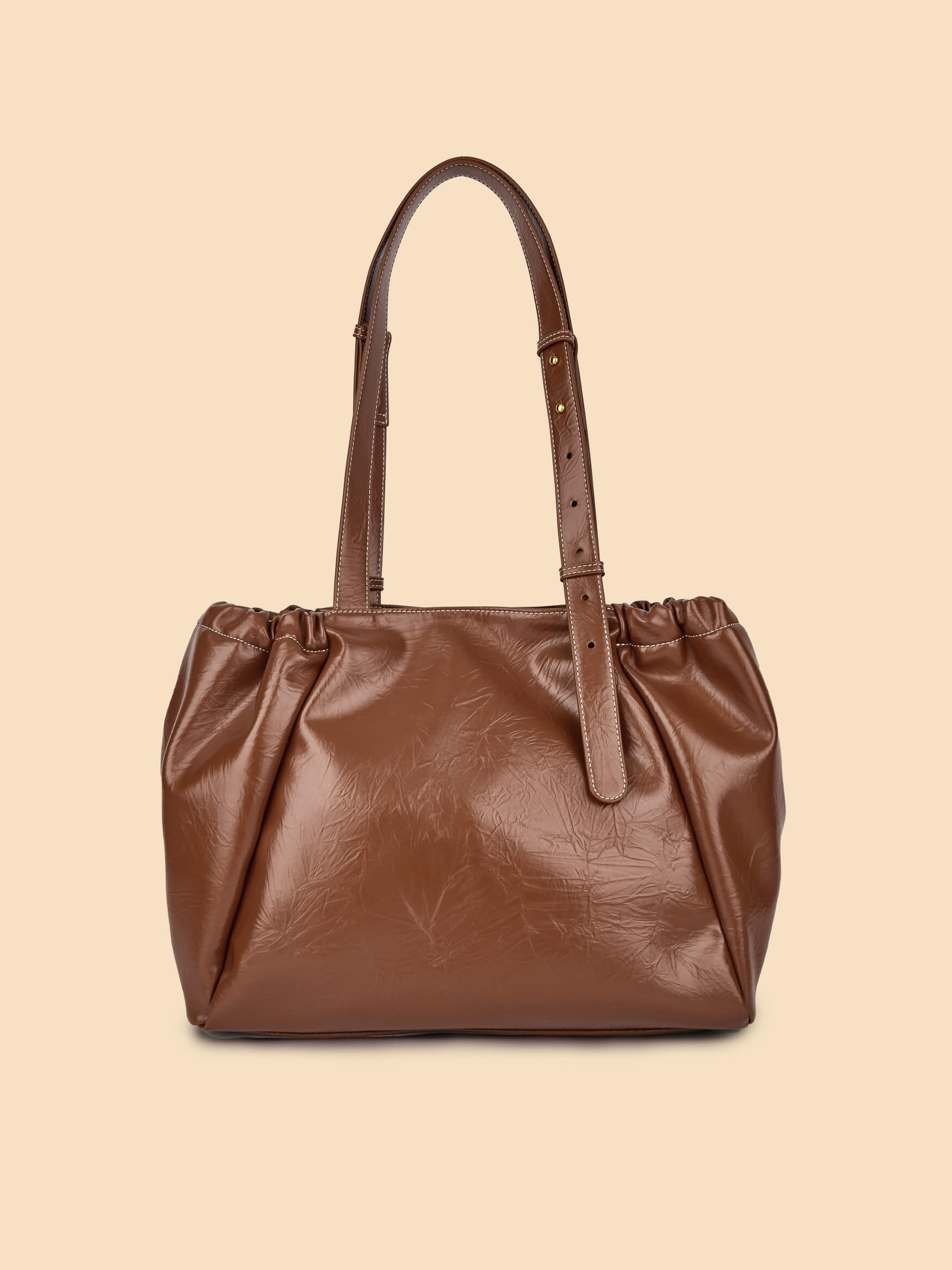 SINBONO Halle Hobo Tote Bag  Brown