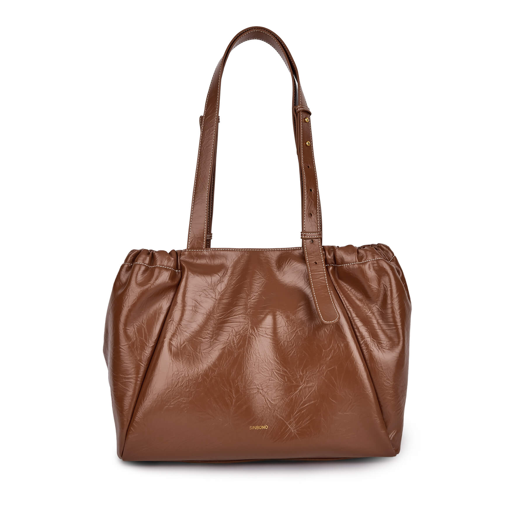 SINBONO Halle Hobo Tote Bag  Brown