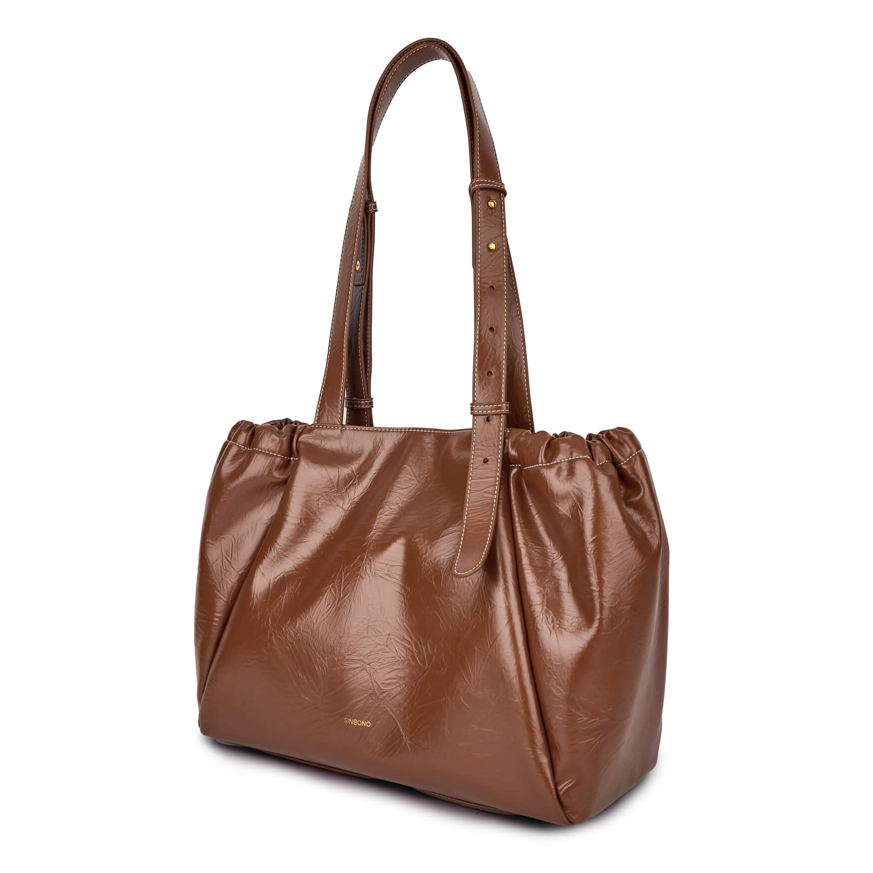 SINBONO Halle Hobo Tote Bag  Brown