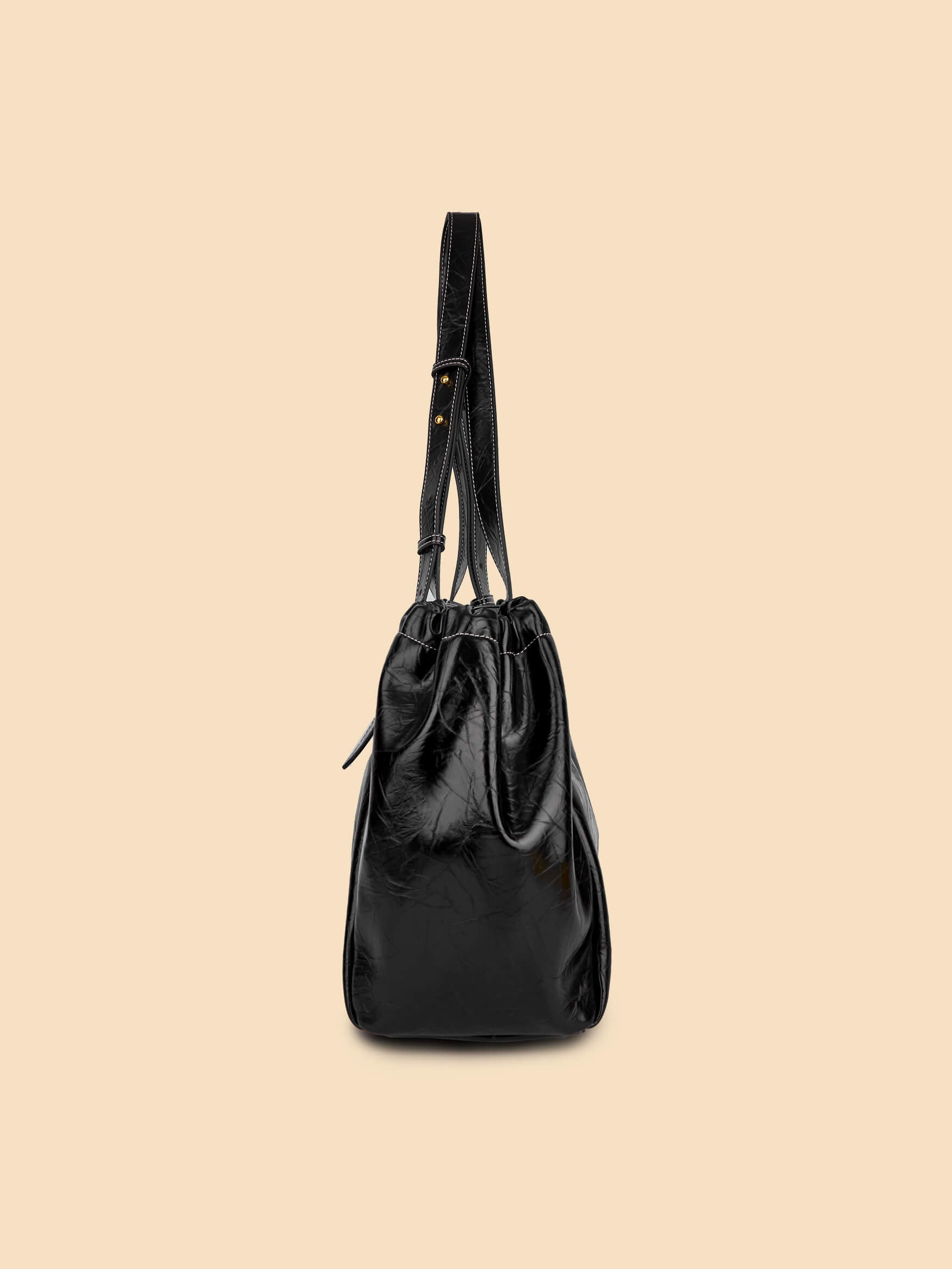 SINBONO Halle Hobo Tote Bag  Black