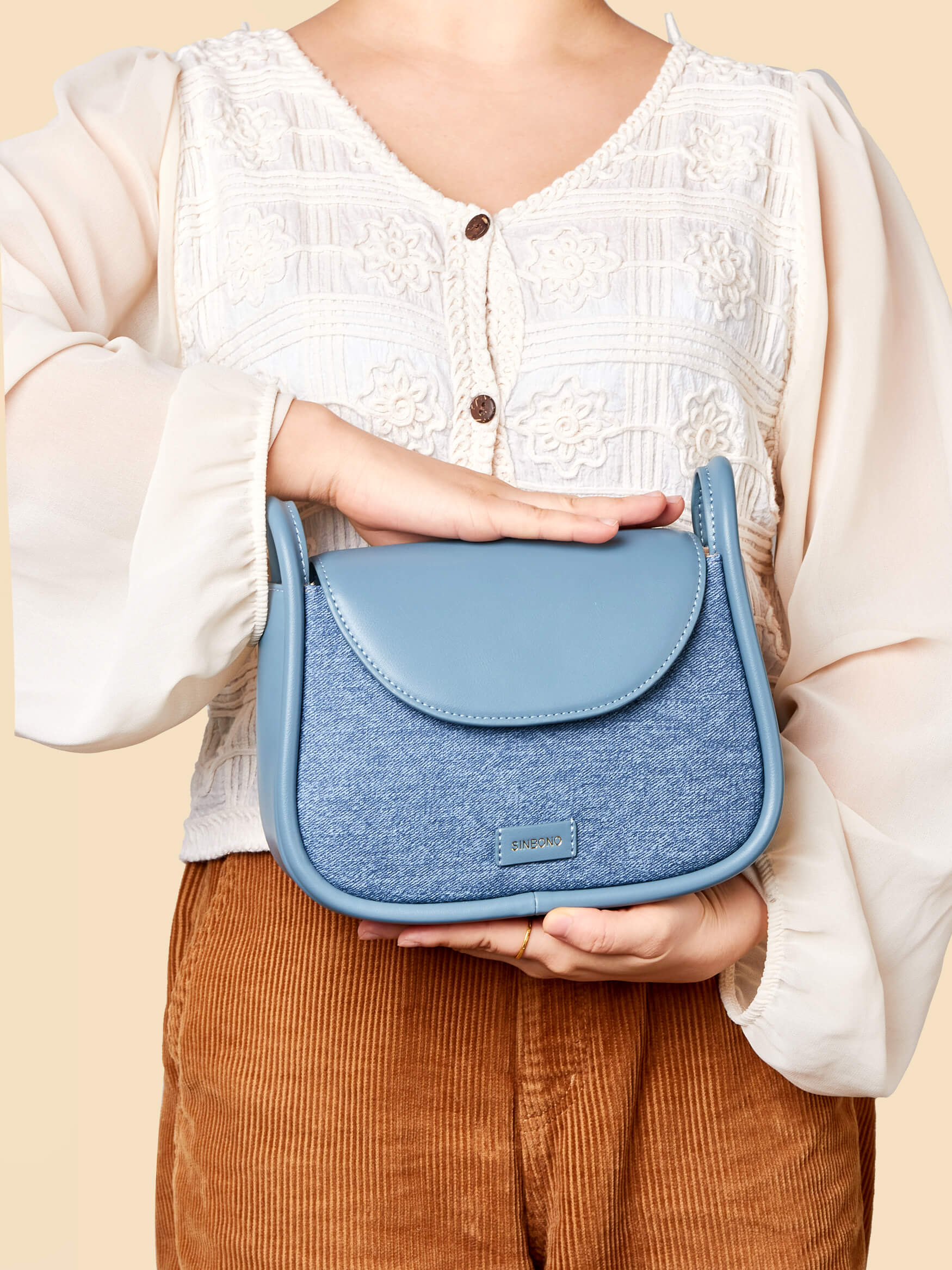 Jolie Crossbody Bag - Blue