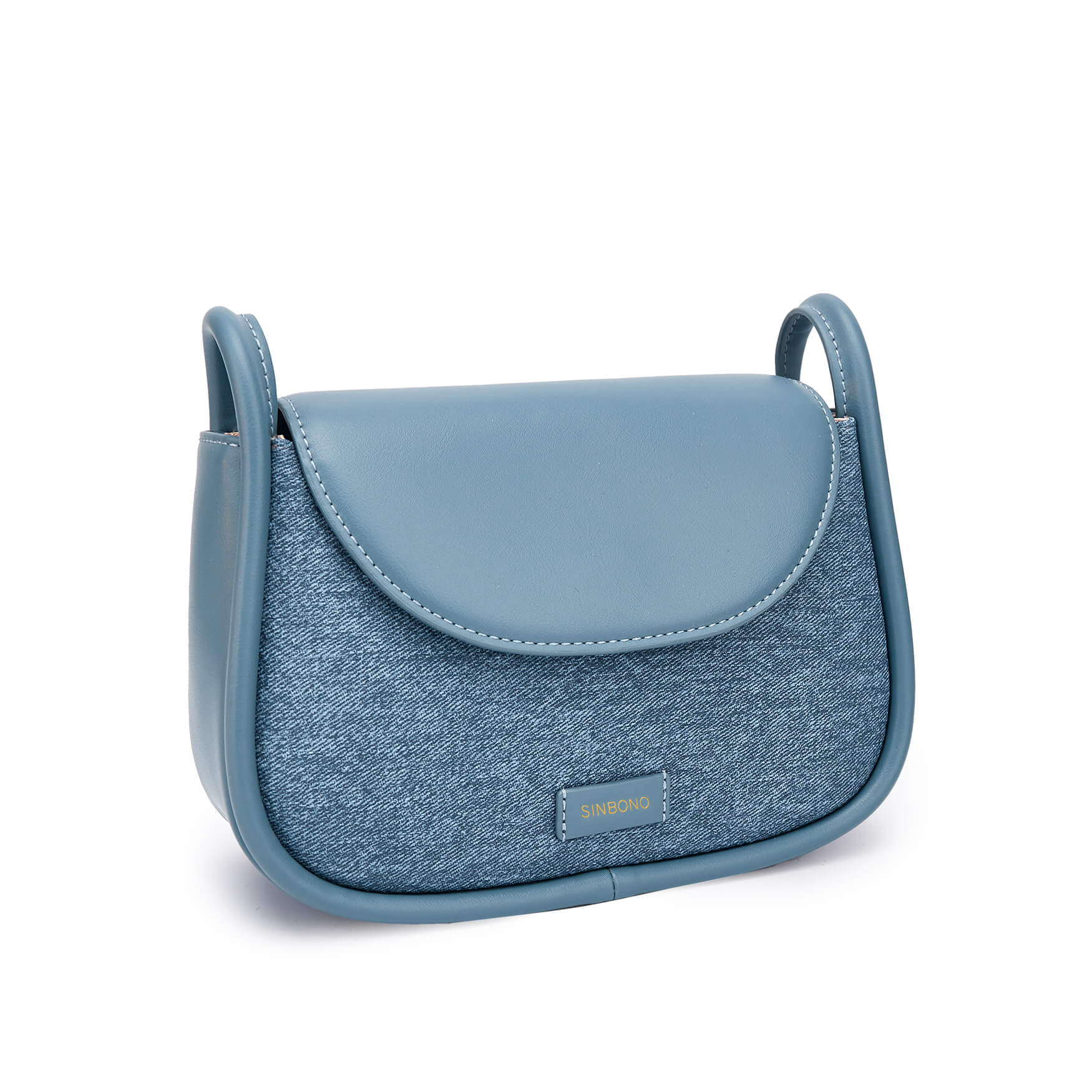 SINBONO Blue Crossbody Bag- High-quality Soft Vegan Leather Bag