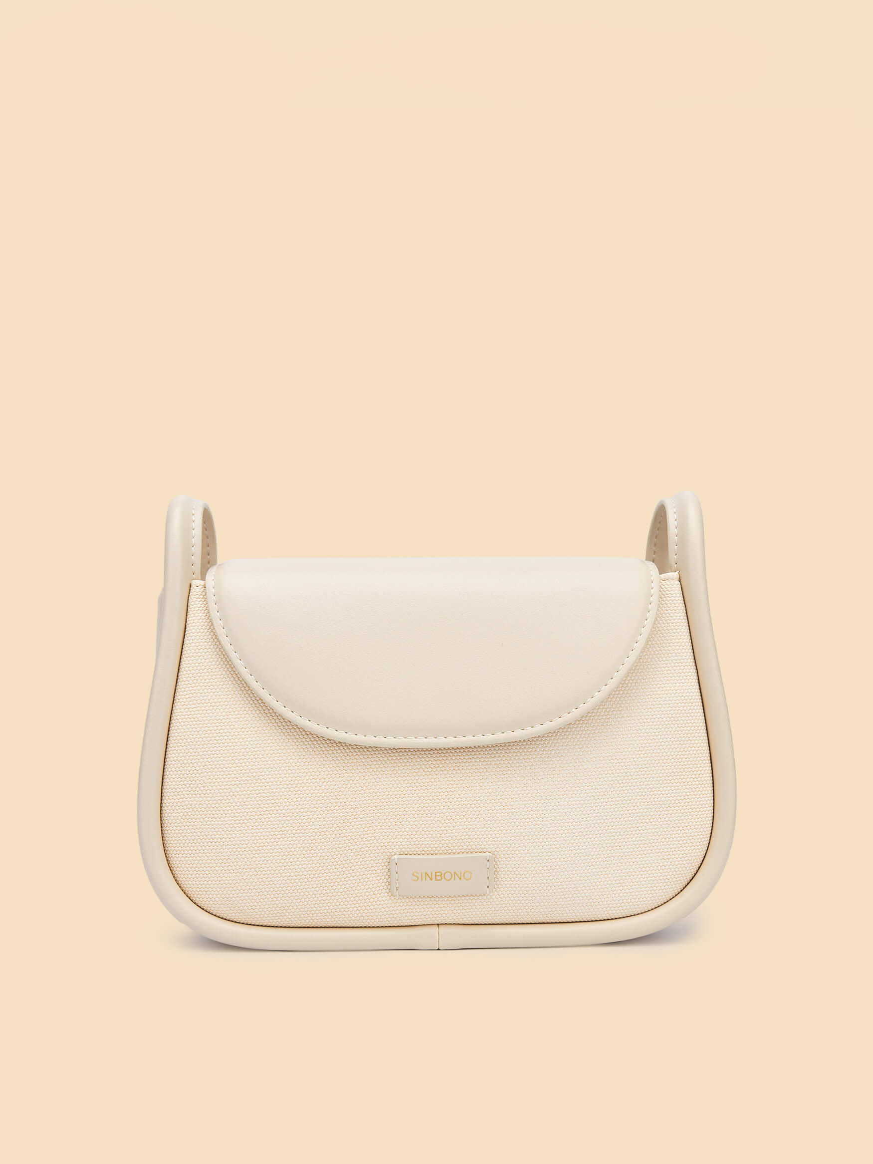 SINBONO Ivory Crossbody Bag- High-quality Soft Vegan Leather Bag