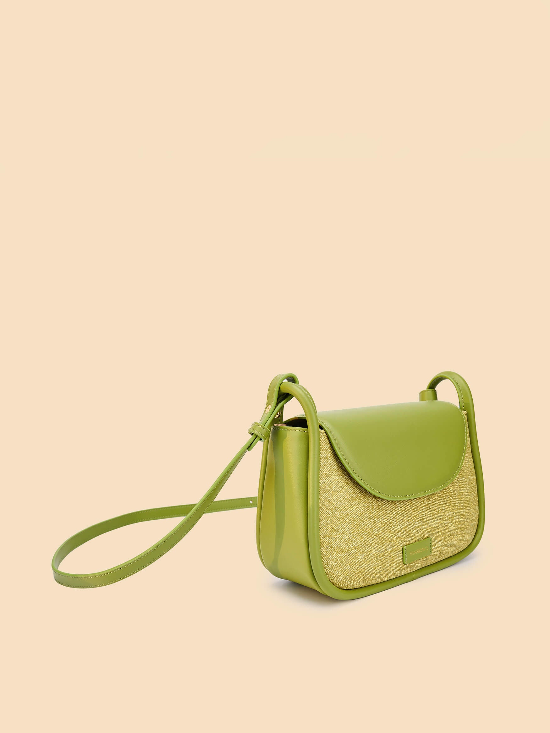 SINBONO Lime Green Crossbody Bag- High-quality Soft Vegan Leather Bag