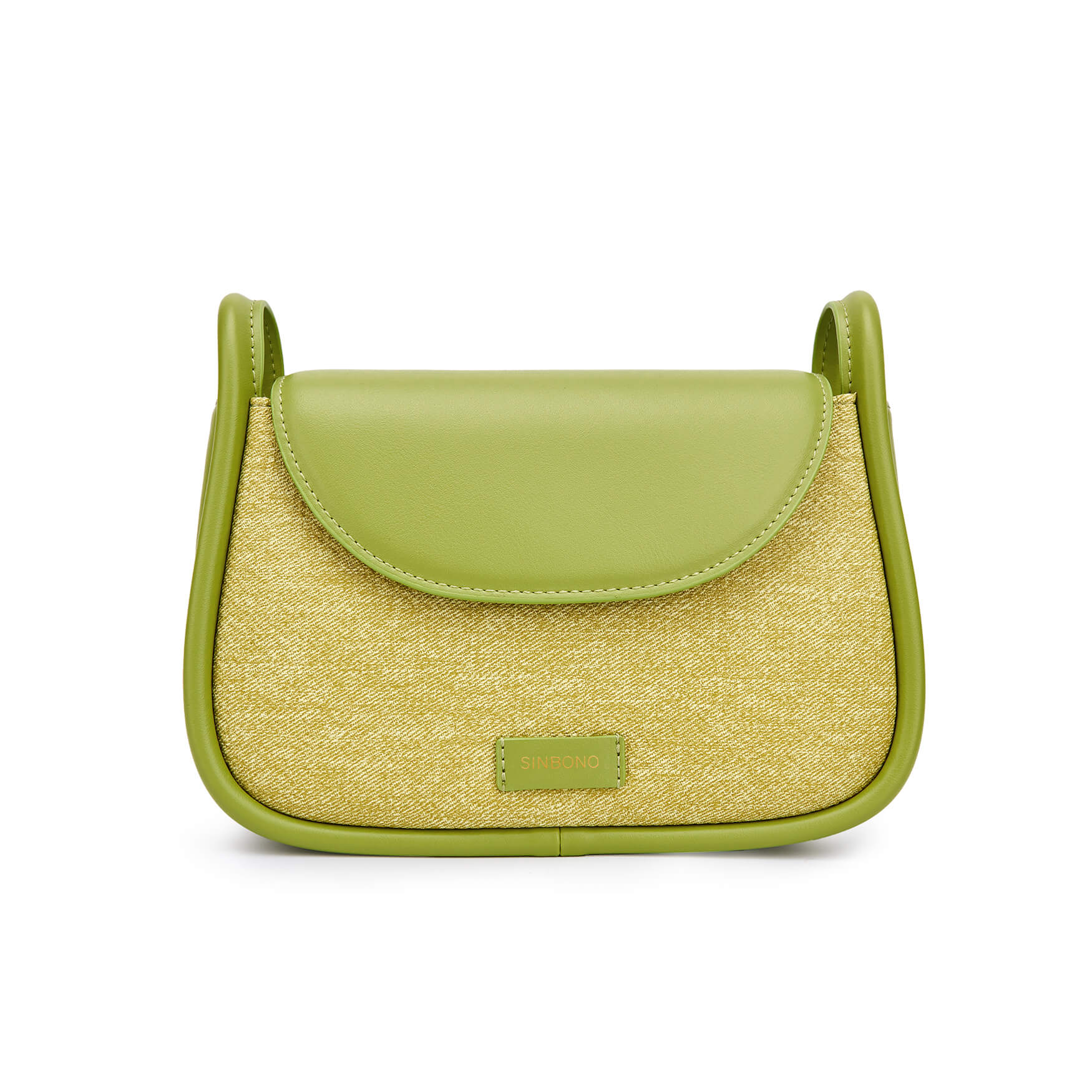 SINBONO Lime Green Crossbody Bag- High-quality Soft Vegan Leather Bag