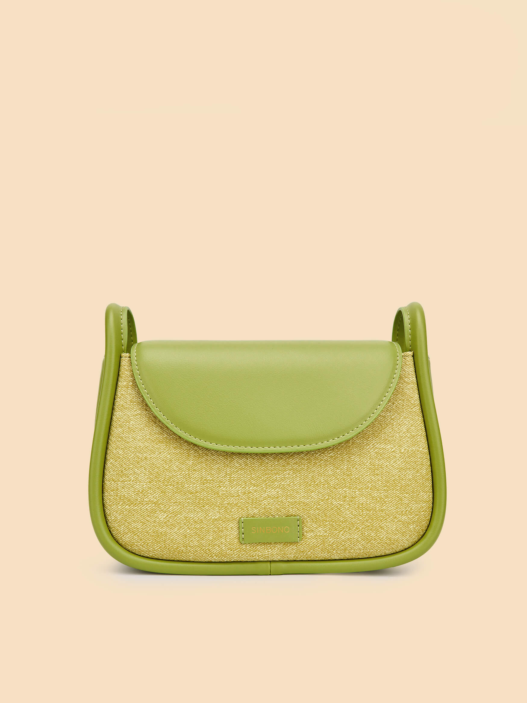 SINBONO Lime Green Crossbody Bag- High-quality Soft Vegan Leather Bag