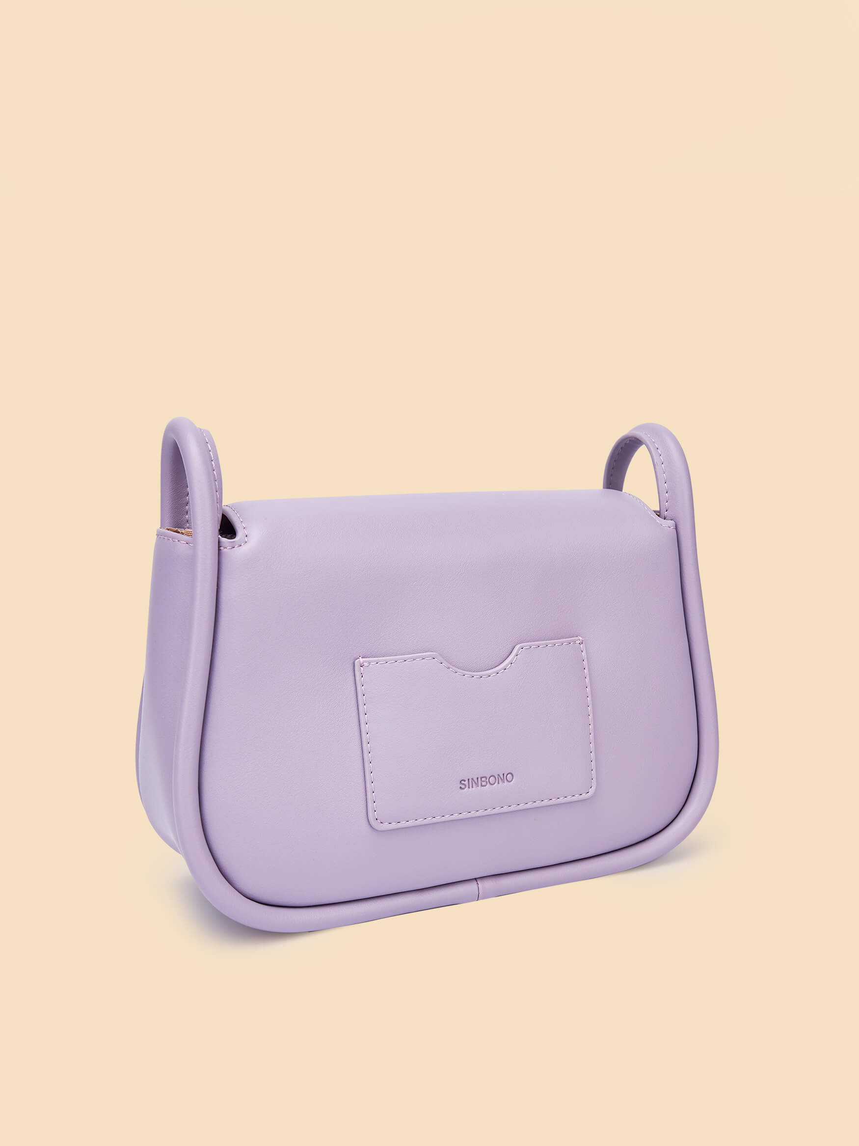 SINBONO Purple Crossbody Bag- High-quality Soft Vegan Leather Bag