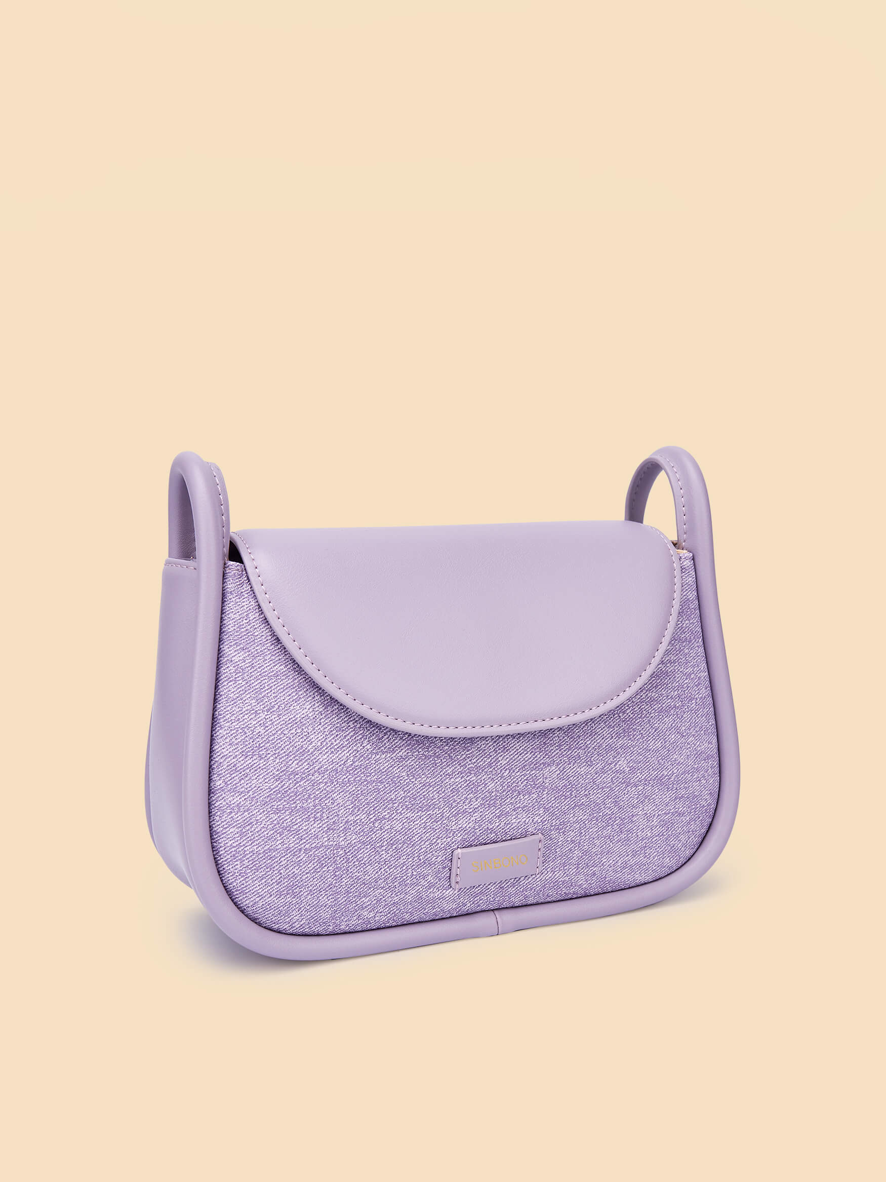 SINBONO Purple Crossbody Bag- High-quality Soft Vegan Leather Bag