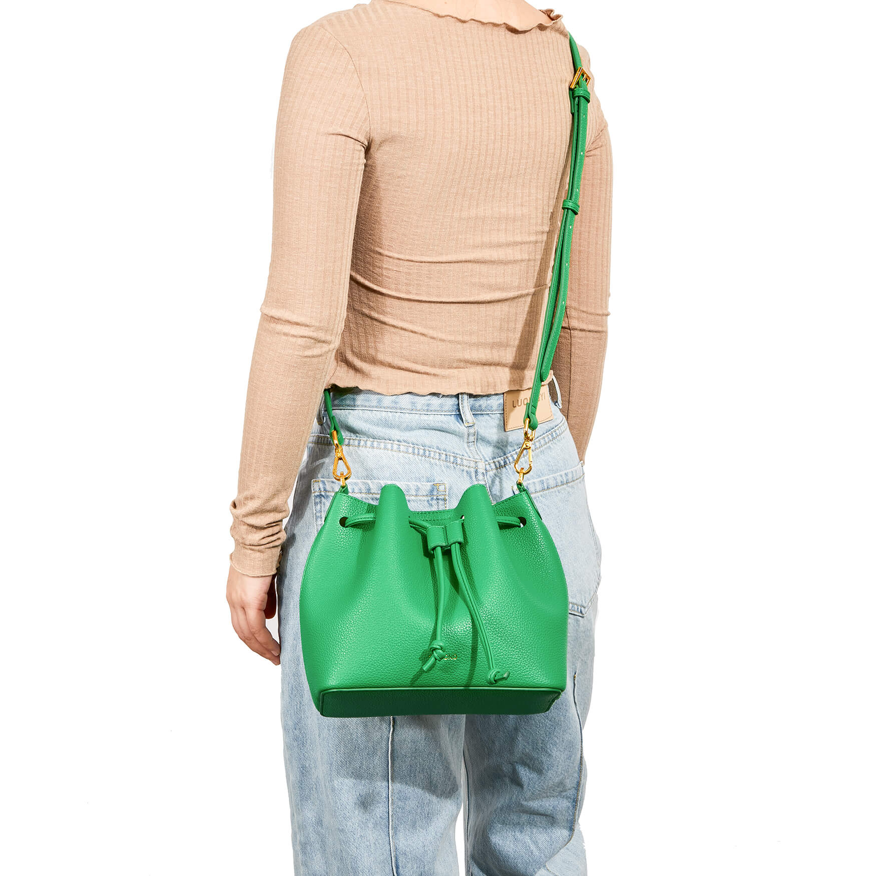 SINBONO Kate Bucket Bag Grass Green