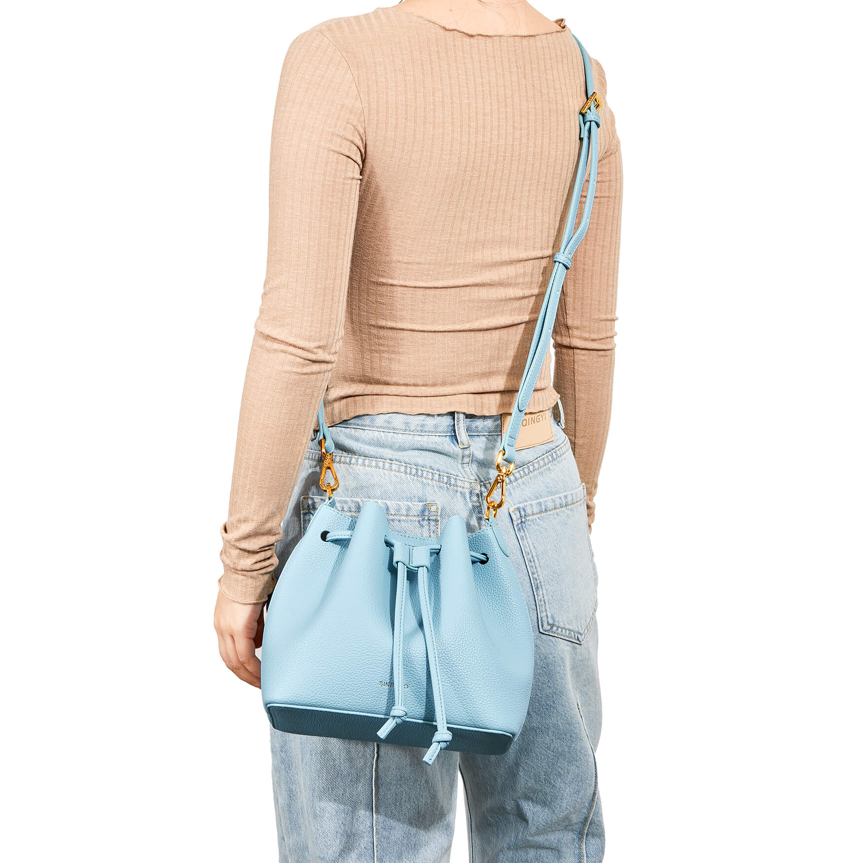 SINBONO Kate Bucket Bag Ice Blue