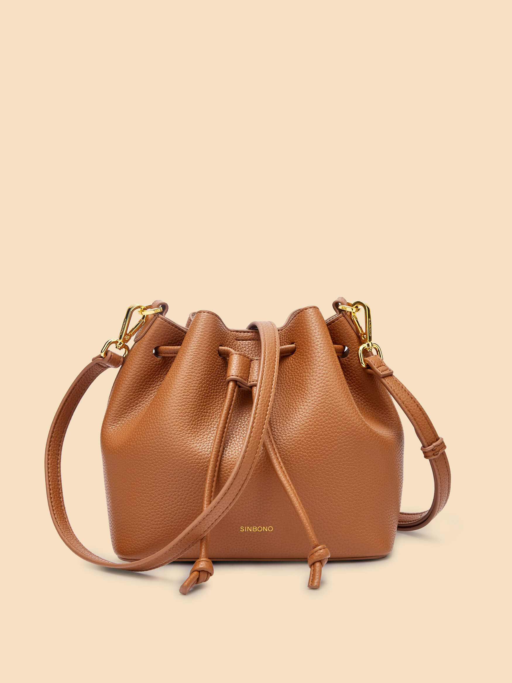 SINBONO Kate Bucket BagOrange Brown