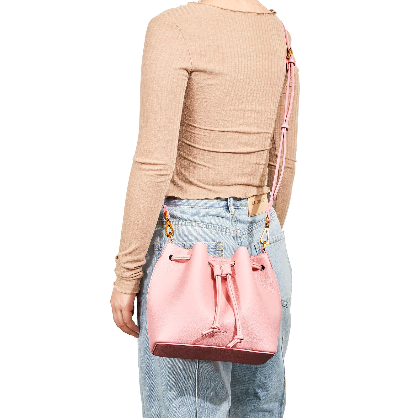 SINBONO Kate Bucket Bag Pink