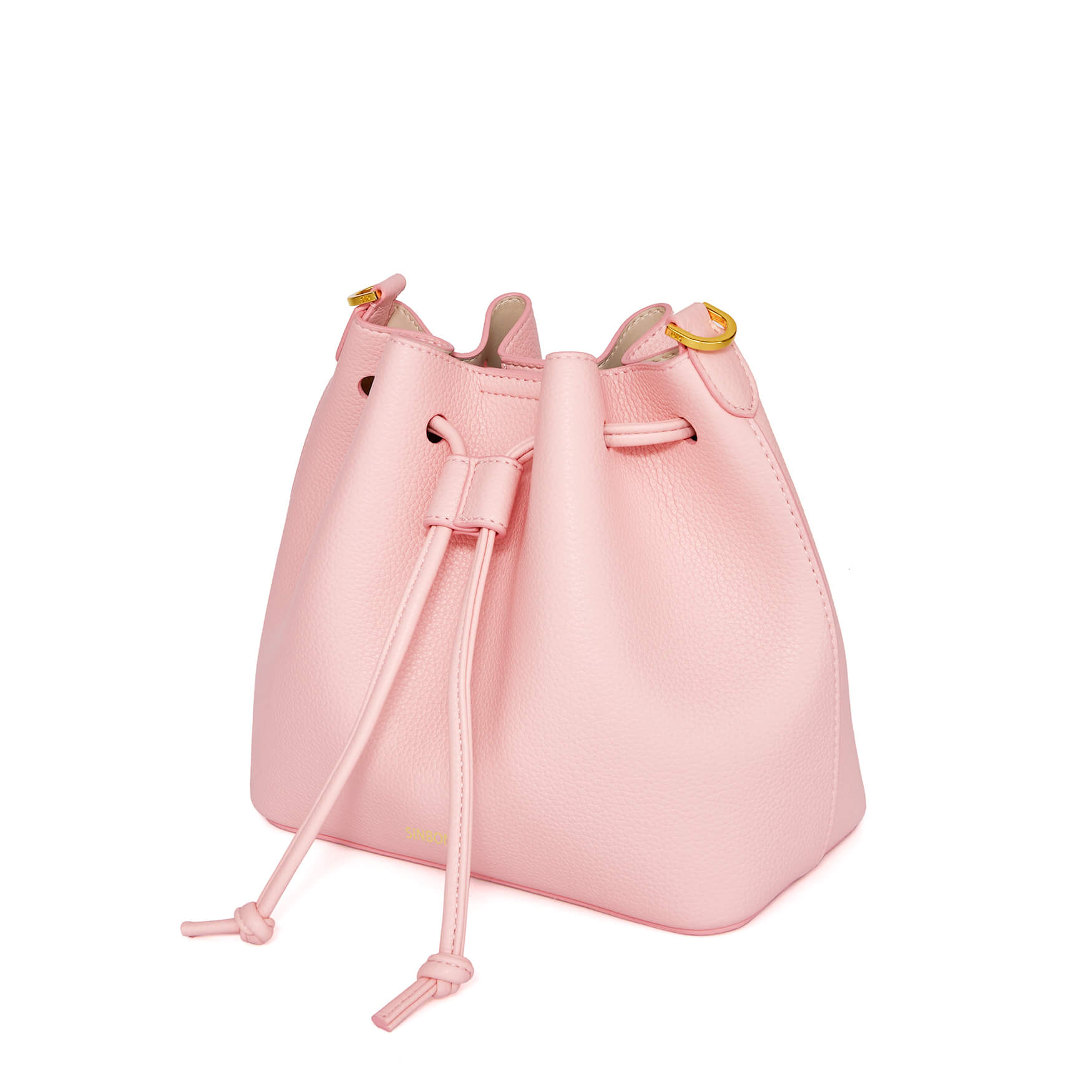 Pale pink bucket deals bag