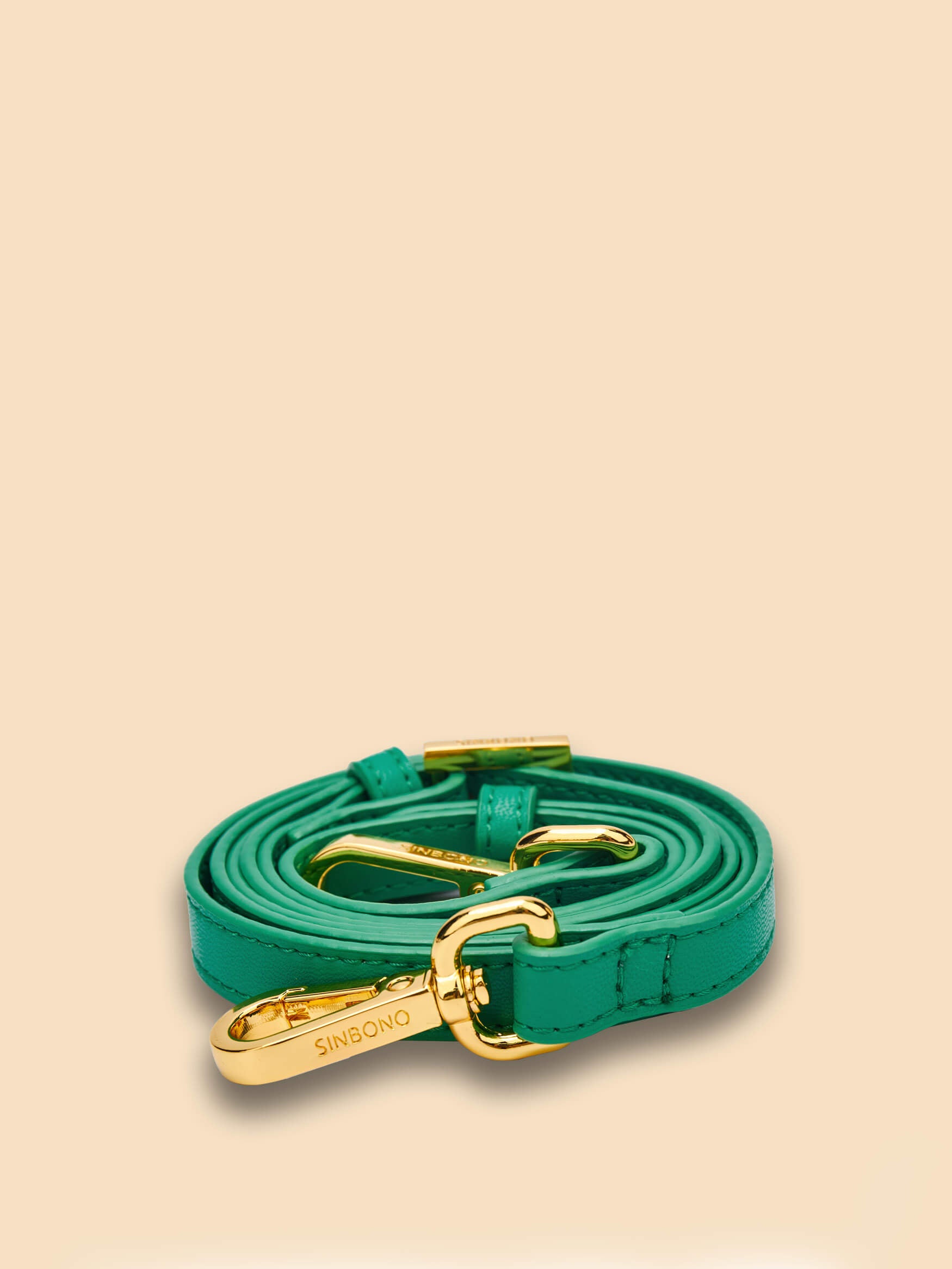 SINBONO Long Green Braided Shoulder Strap - Purse with Shoulder Strap