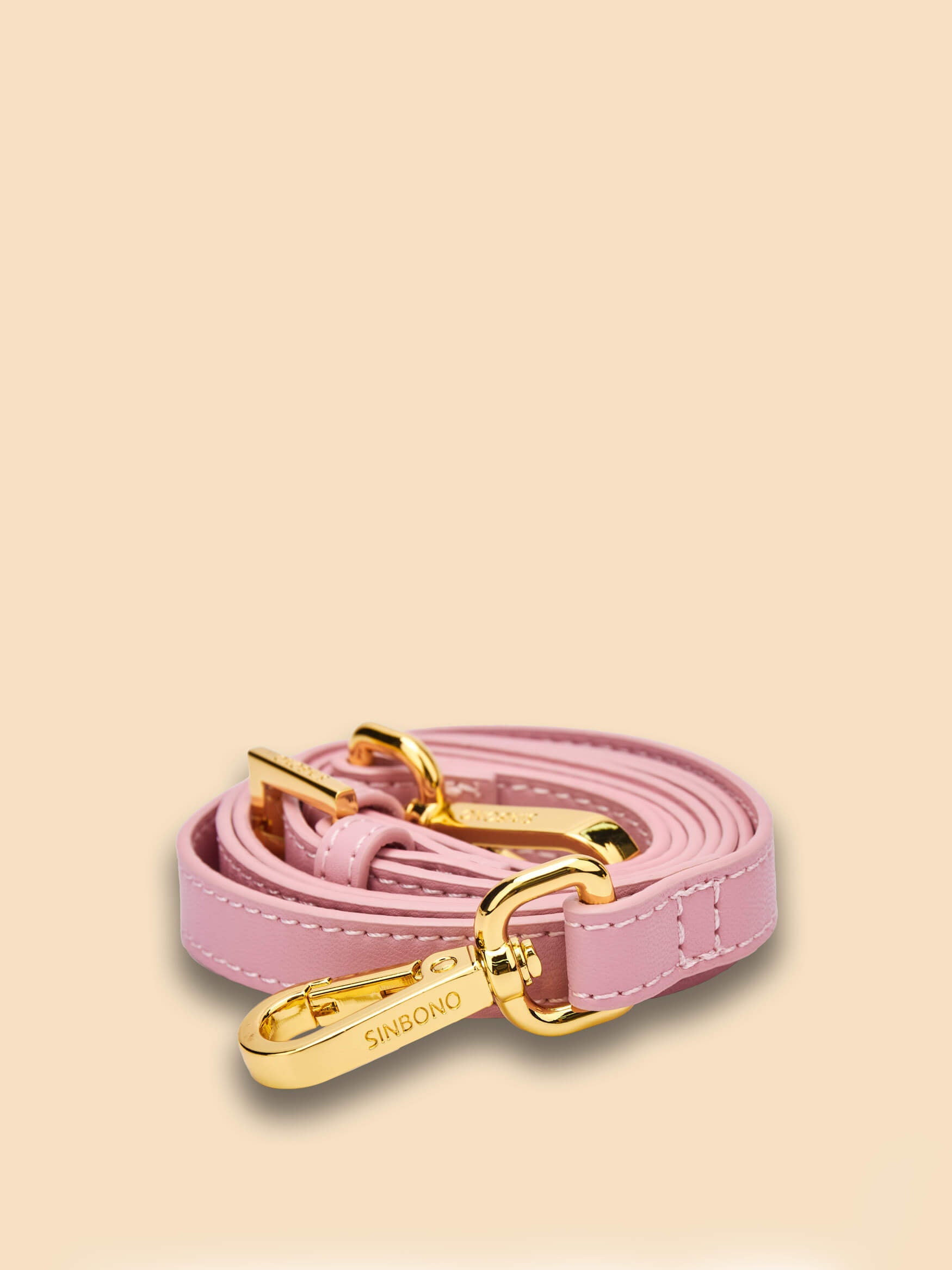 SINBONO Long Pink Braided Shoulder Strap - Purse with Shoulder Strap