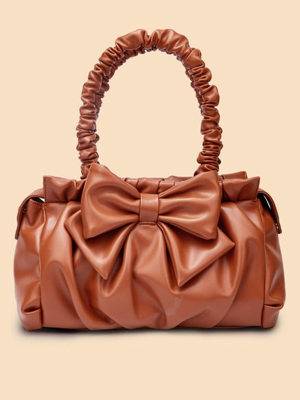 Medium Daisy Shoulder Bag -  Brown