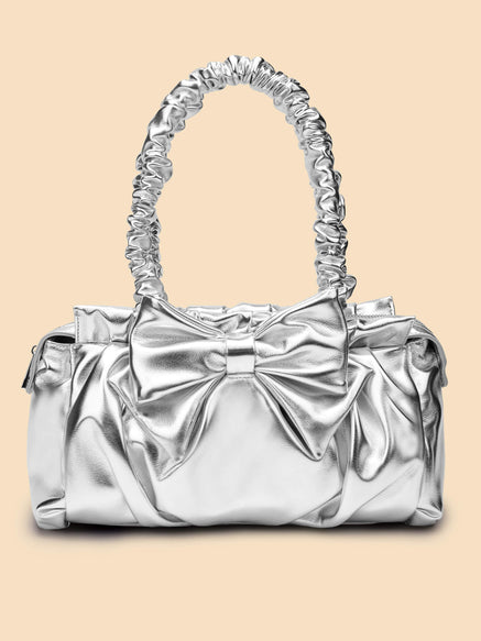 SINBONO Medium Daisy Crossbody Bag Silver