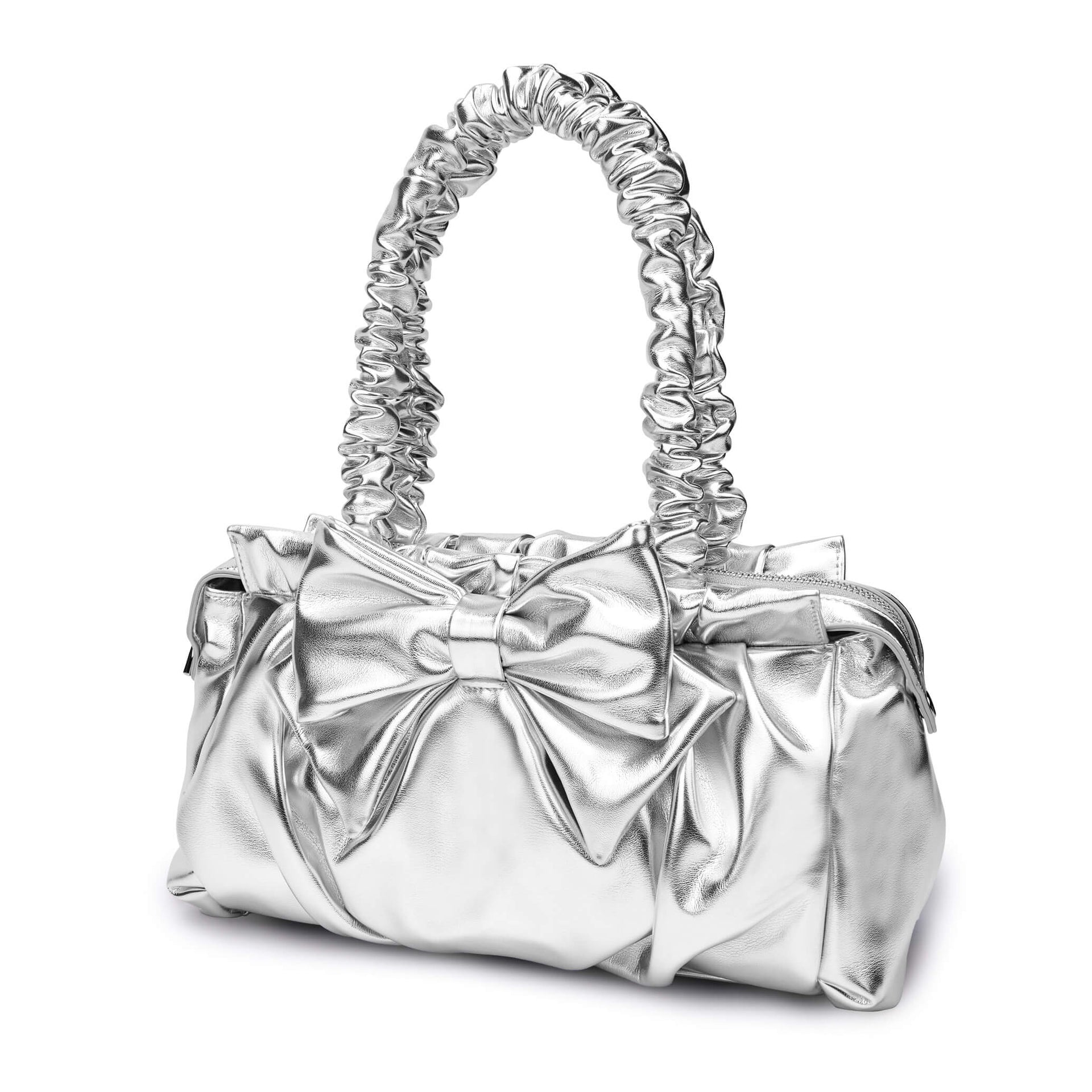 SINBONO Medium Daisy Crossbody Bag Silver