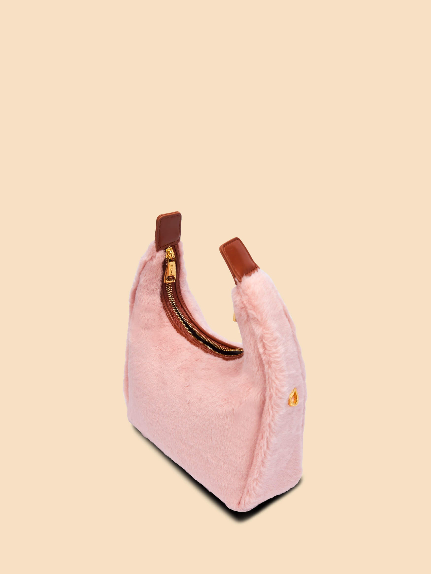 SINBONO Vienna Medium-Sized Light Pink Vegan Leather Purses 