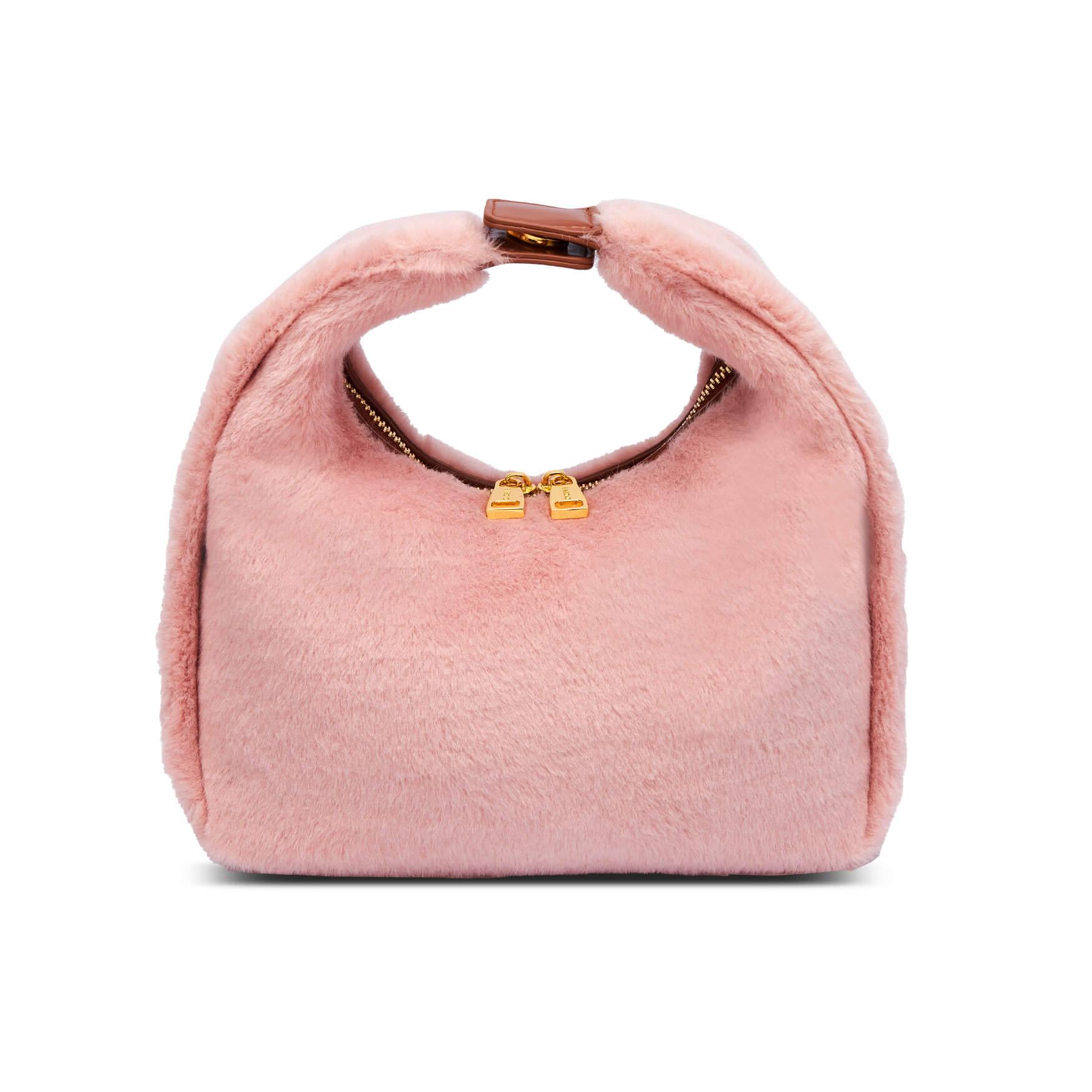 SINBONO Vienna Medium-Sized Light Pink Vegan Leather Purses 