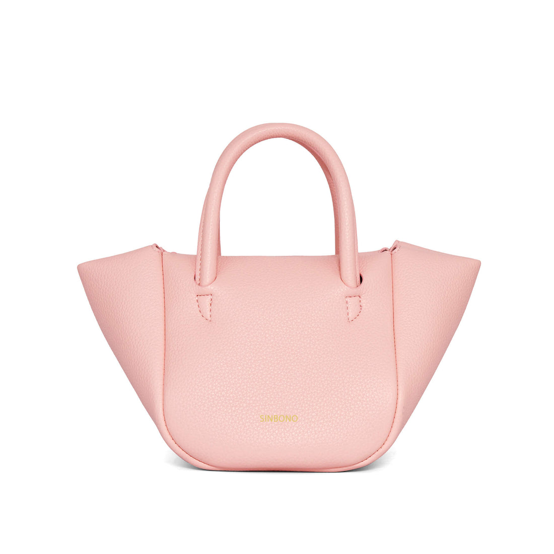 SINBONO Luxury Designer Pink Bag- Women's Selena Ruched Hobo Bag