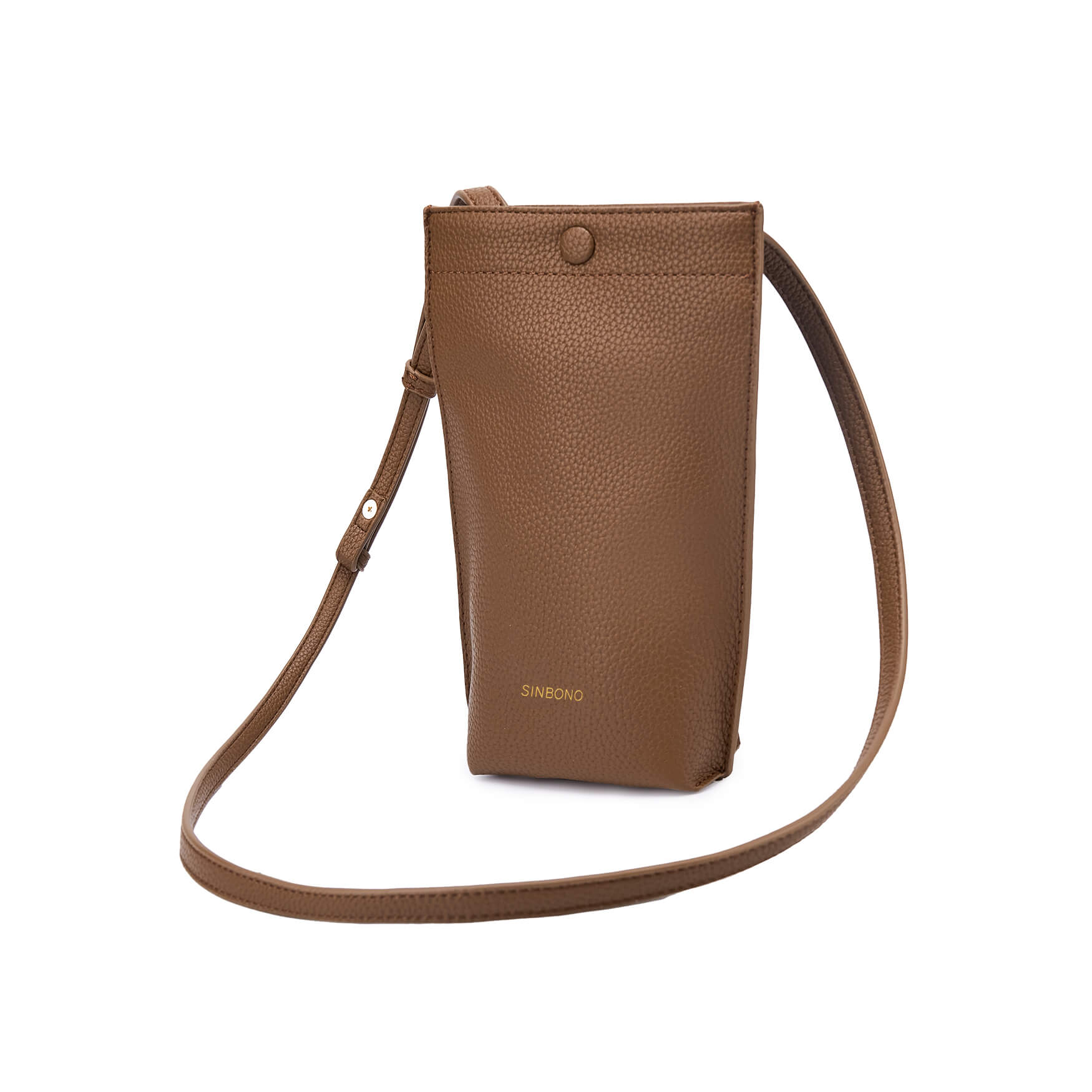 SINBONO Brown Crossbody Bag- High-quality Soft Vegan Leather Bag