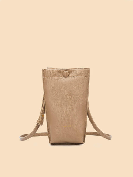 SINBONO Gray Crossbody Bag- High-quality Soft Vegan Leather Bag