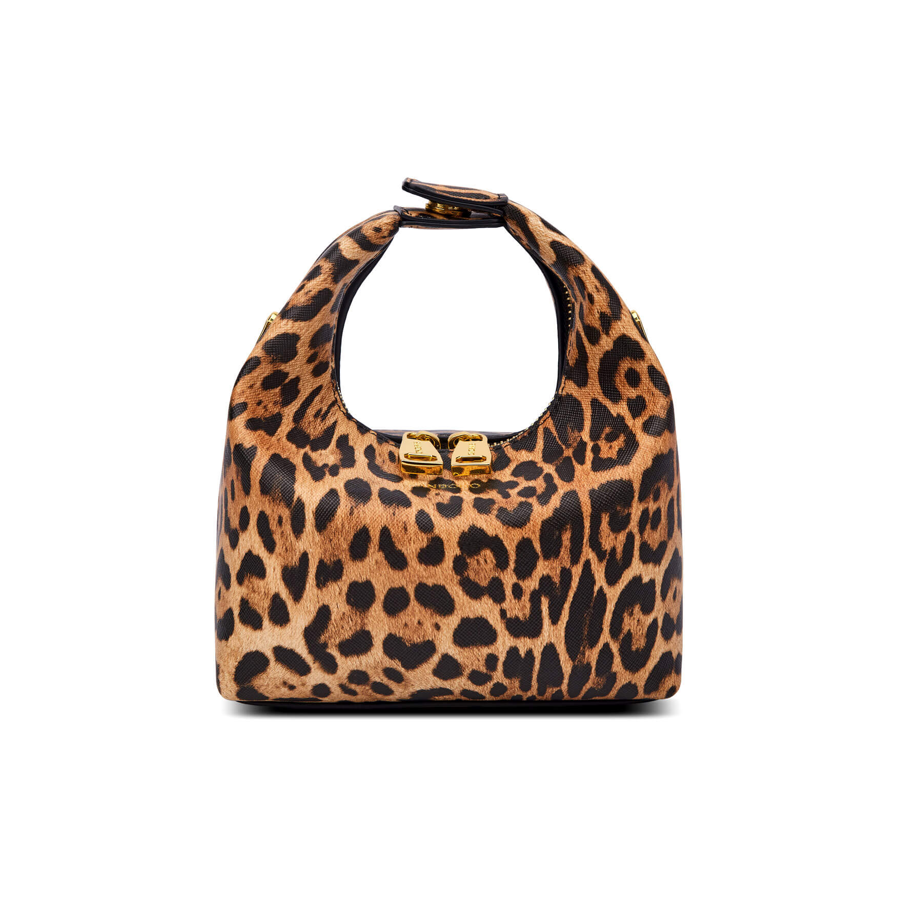 SINBONO Vienna Brown leopard print Leather Handbags -Vegan Leather Women Bag