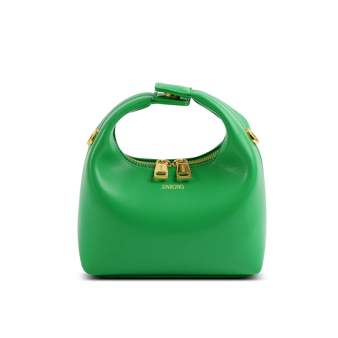 ASOS DESIGN crossbody bag with twisted top handle in green