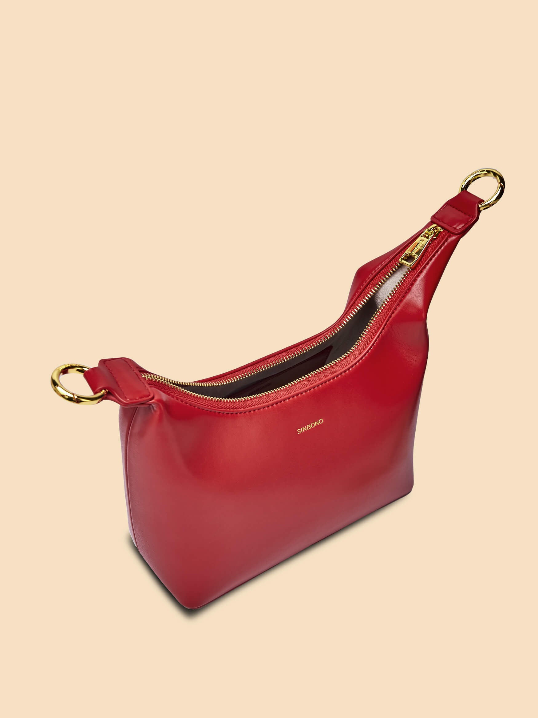 SINBONO Red Shoulder Satchel Crossbody Women's Handbags