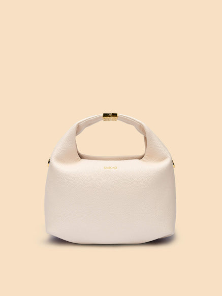 SINBONO Vivienne Top Handle Crossbody Bag Ivory