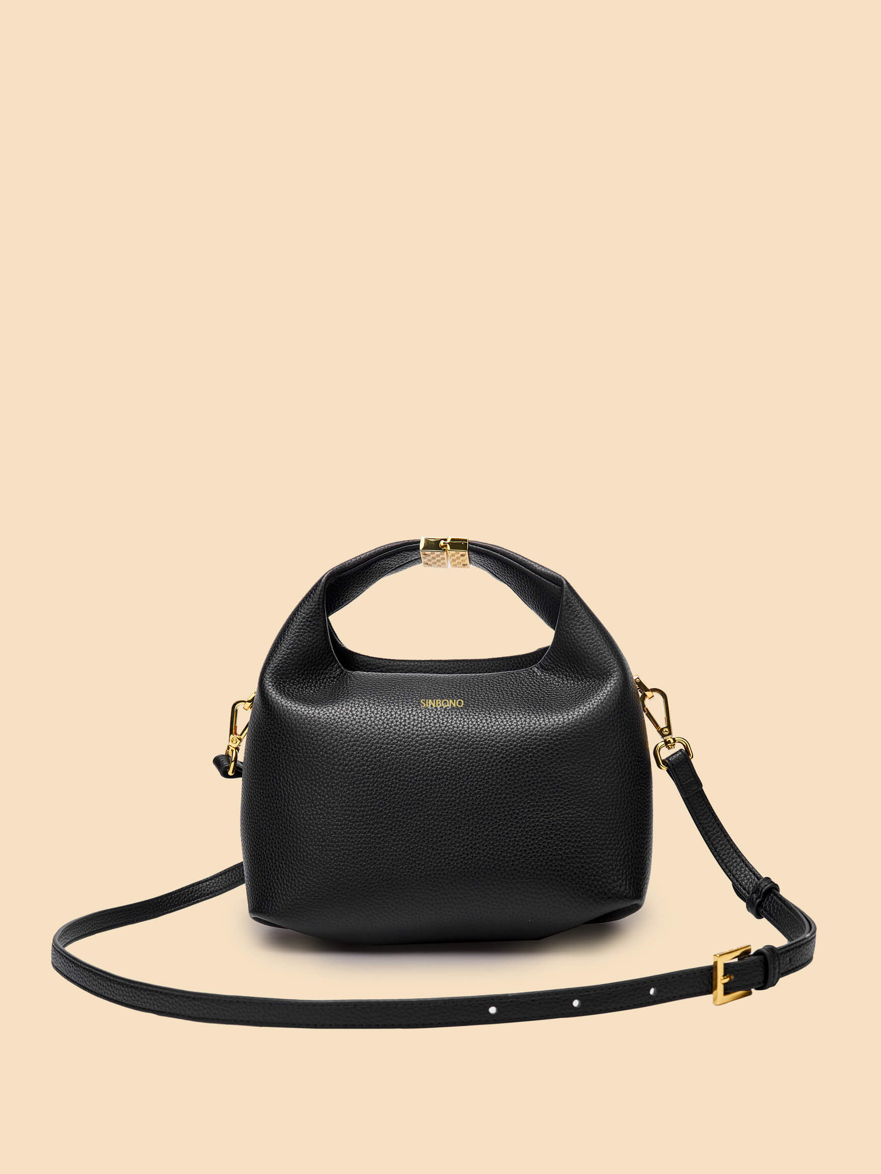 SINBONO Vivienne Top Handle Crossbody Bag Black