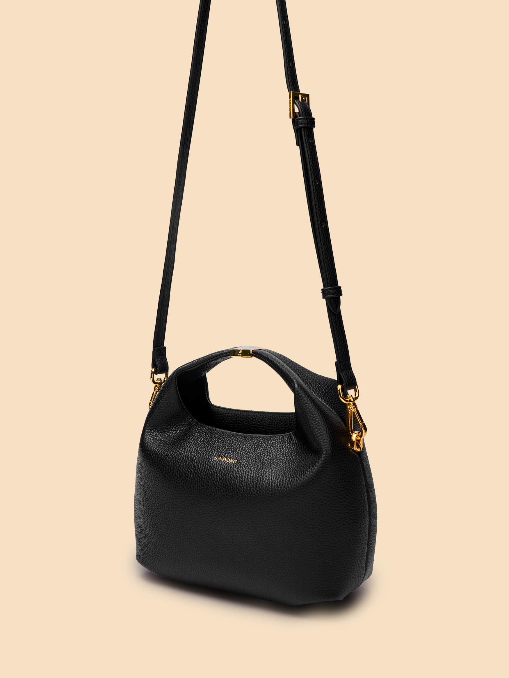 SINBONO Vivienne Top Handle Crossbody Bag Black