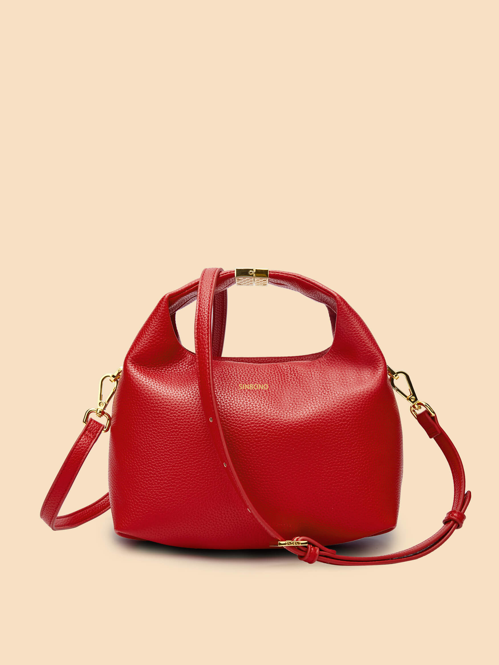 Vivienne Top Handle Crossbody Bag - Red