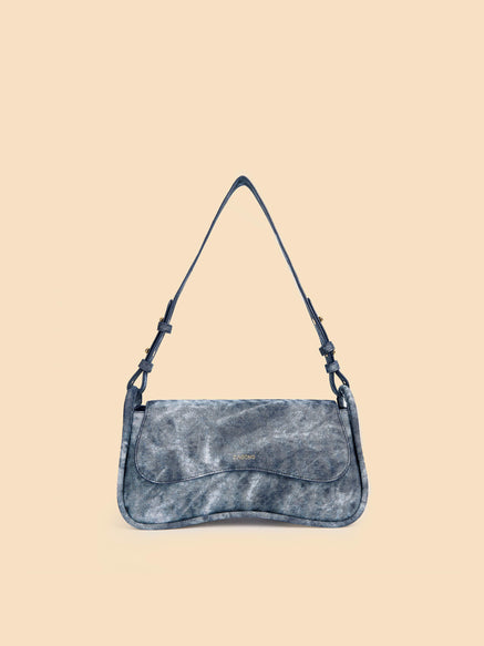 SINBONO Zoe Shoulder Bag  Deep Blue - Sustainable Leather Bag