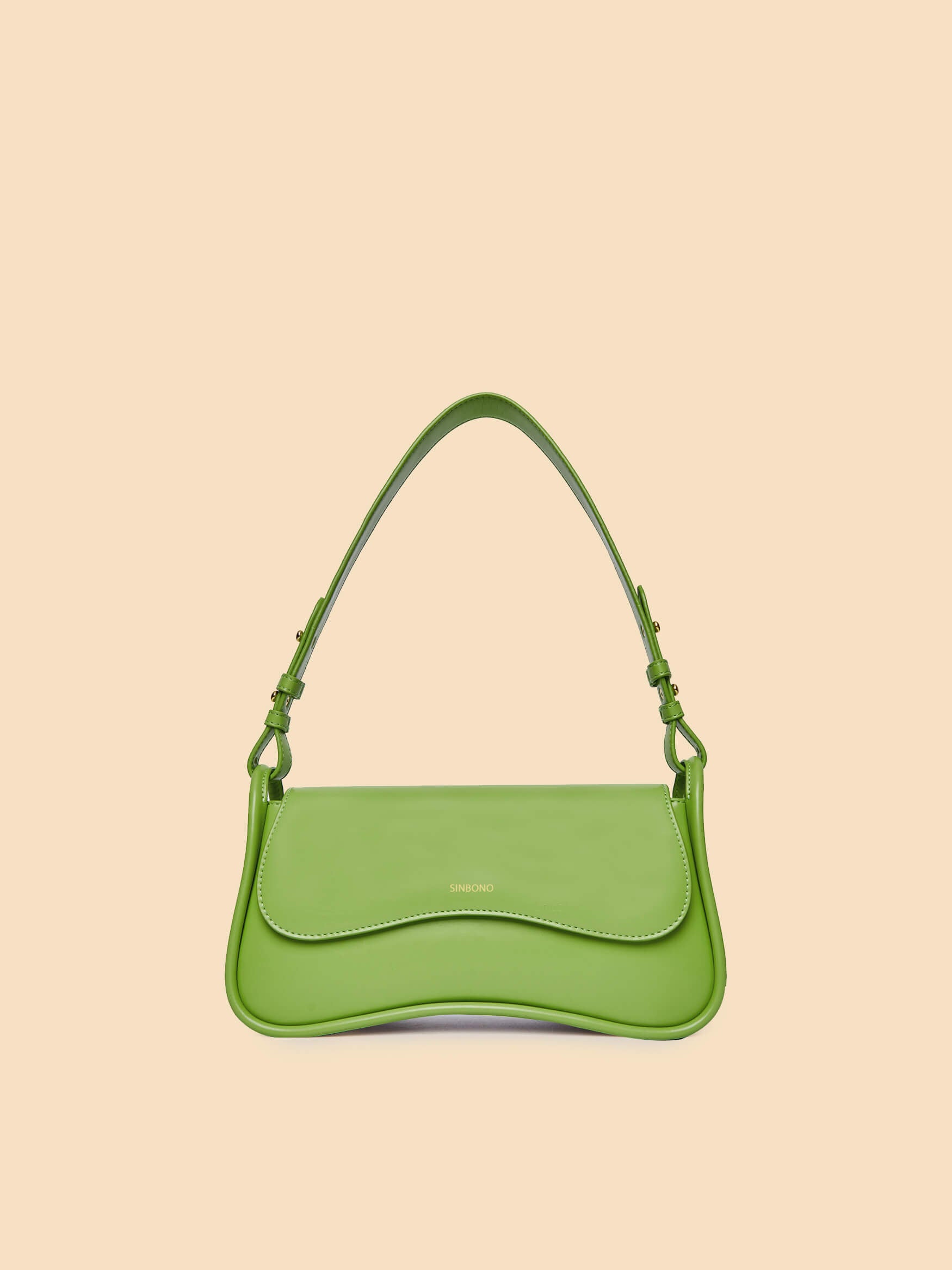 Light green baguette bag hot sale