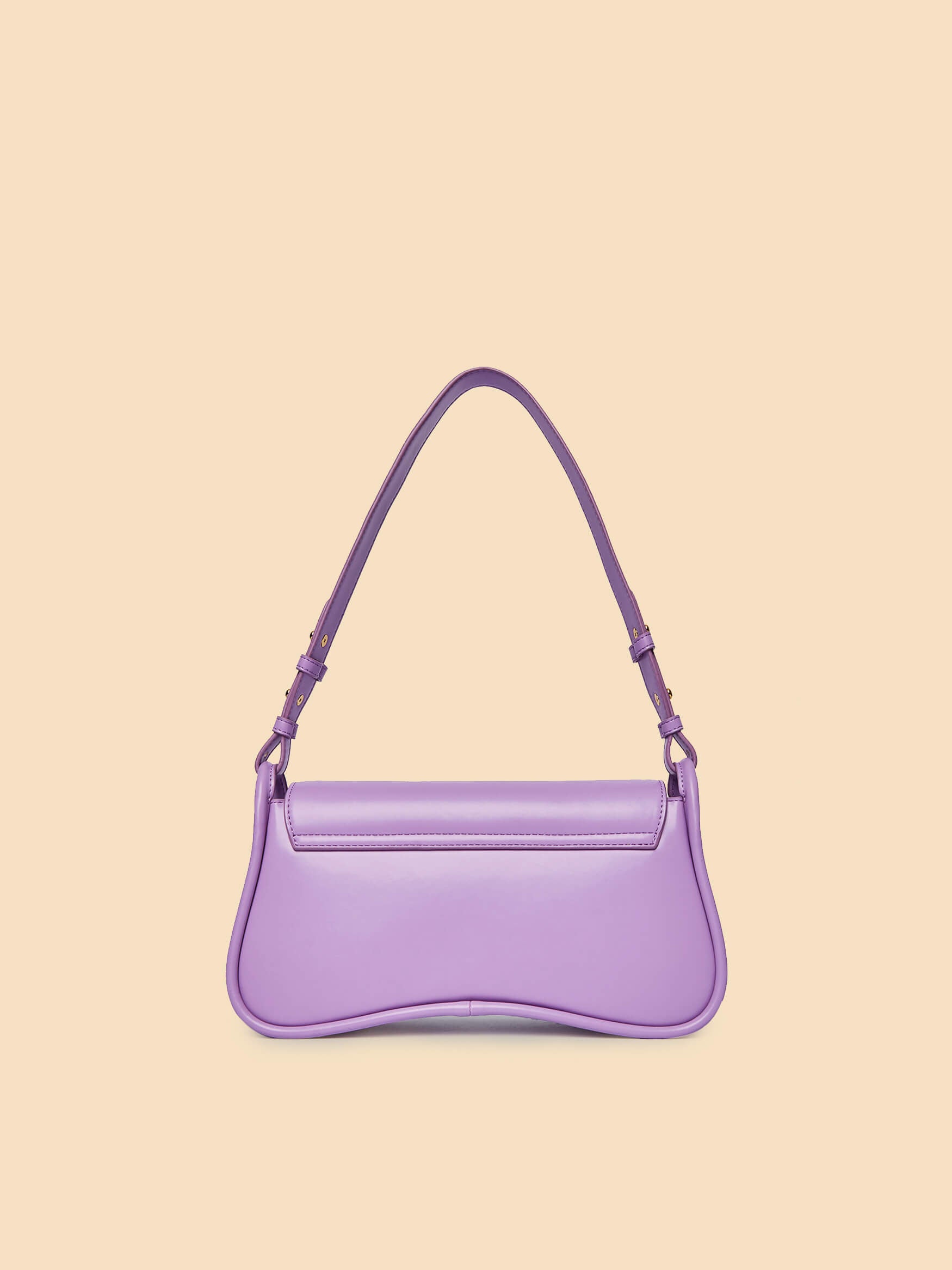 SINBONO Zoe Leather Shoulder Bag Purple - Animal Free Leather Bag