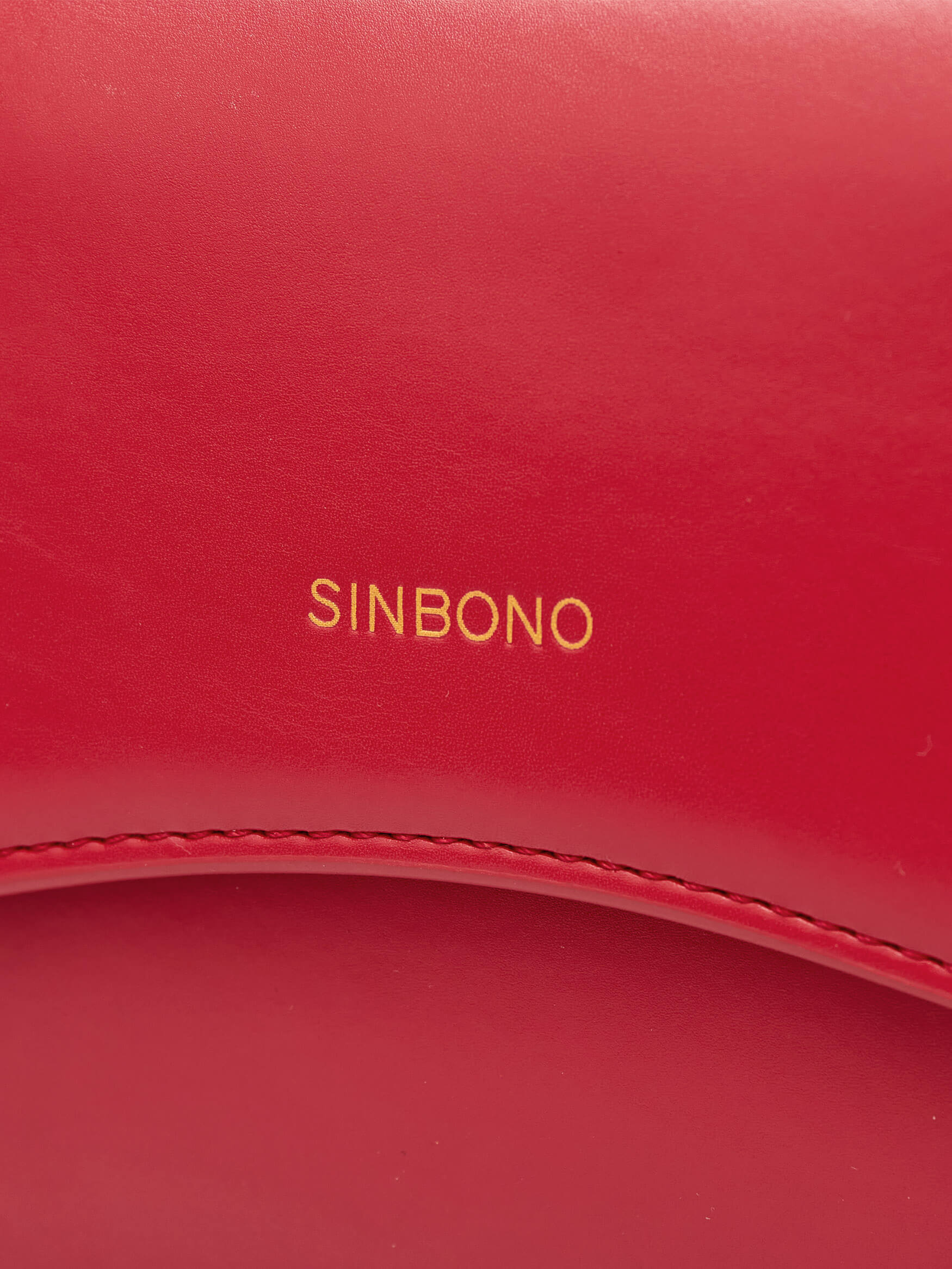 SINBONO Zoe Shoulder Bag  Red - Sustainable Leather Bag