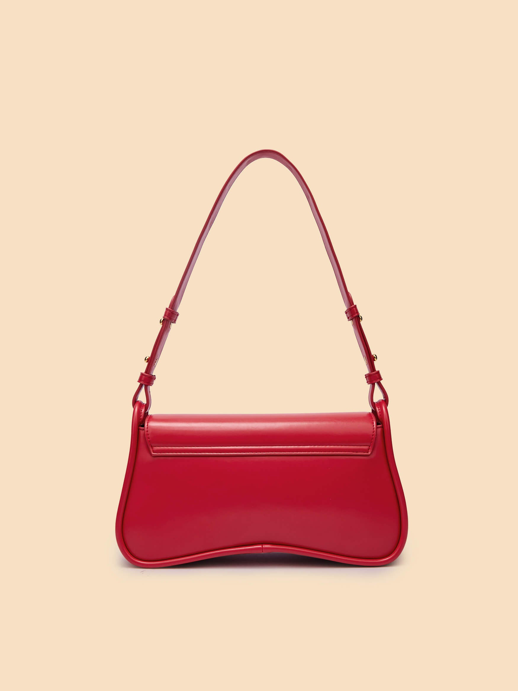 SINBONO Zoe Shoulder Bag  Red - Sustainable Leather Bag